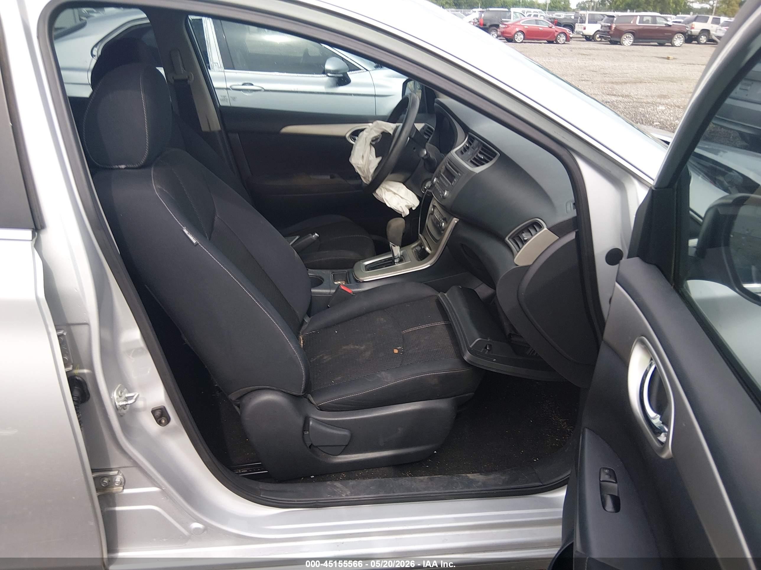 2014 Nissan Sentra S Silver vin: 3N1AB7AP4EY202505