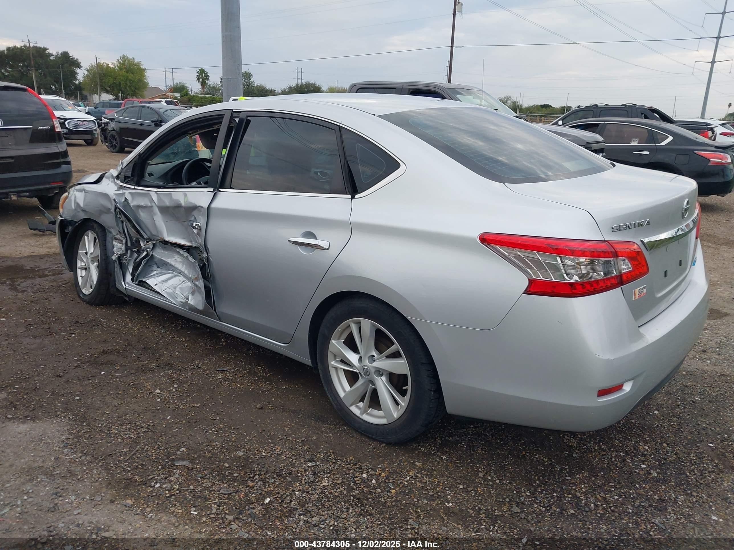 2014 Nissan Sentra S Silver vin: 3N1AB7AP4EY202701