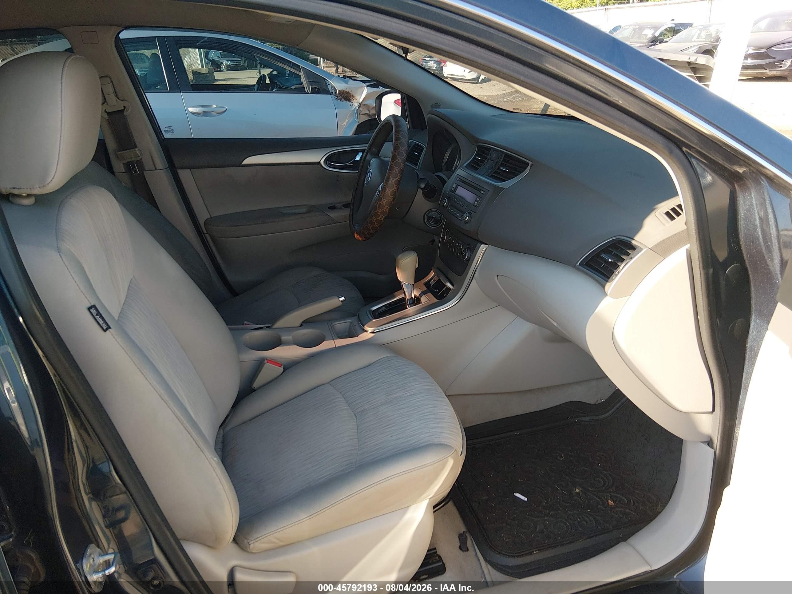 2014 Nissan Sentra Fe+ S/fe+ Sv/s/sl/sr/sv Серый vin: 3N1AB7AP4EY209082