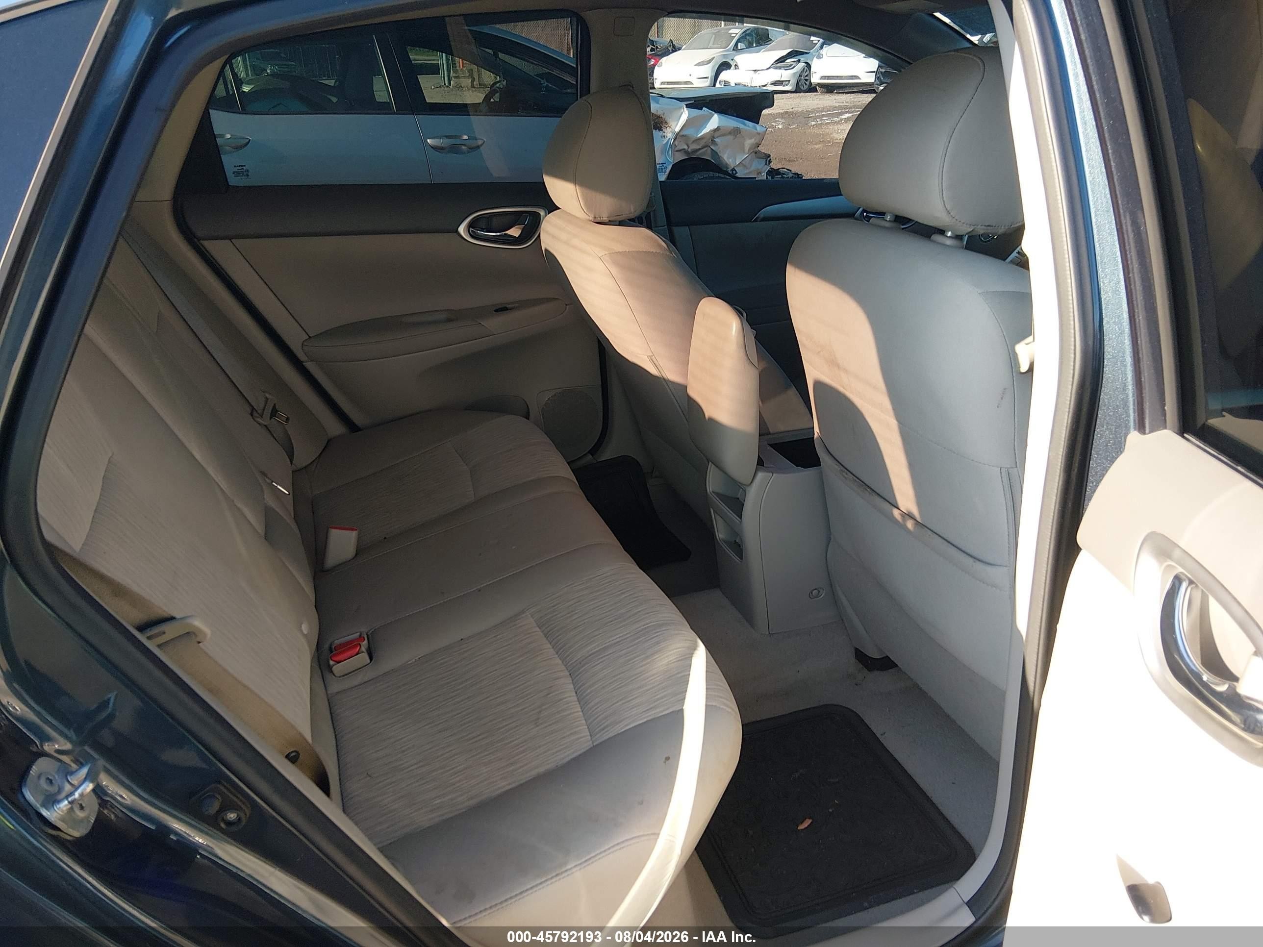 2014 Nissan Sentra Fe+ S/fe+ Sv/s/sl/sr/sv Серый vin: 3N1AB7AP4EY209082