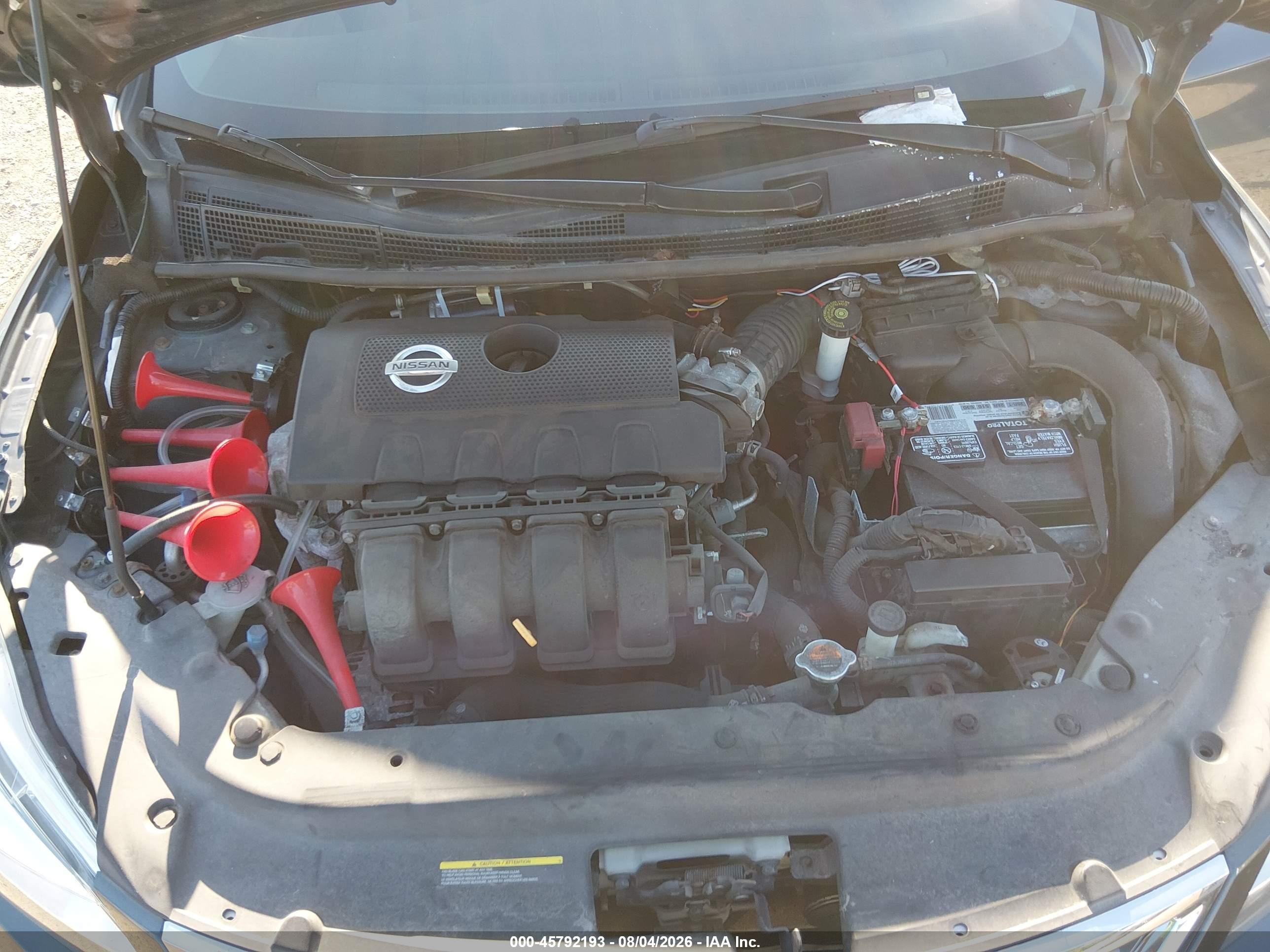 2014 Nissan Sentra Fe+ S/fe+ Sv/s/sl/sr/sv Серый vin: 3N1AB7AP4EY209082