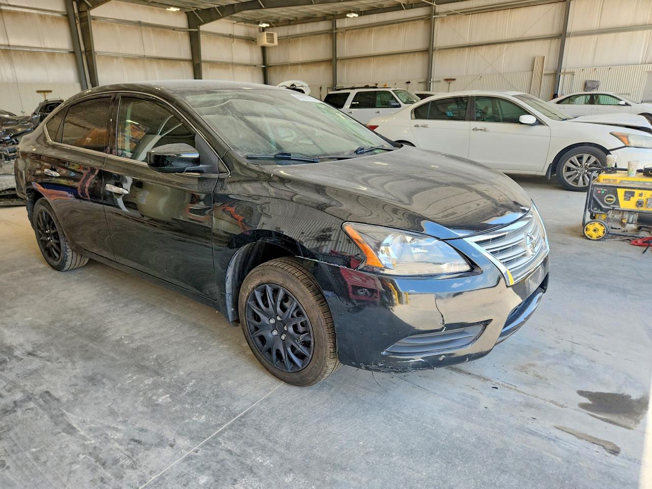 2014 Nissan Sentra Sv Black vin: 3N1AB7AP4EY217523