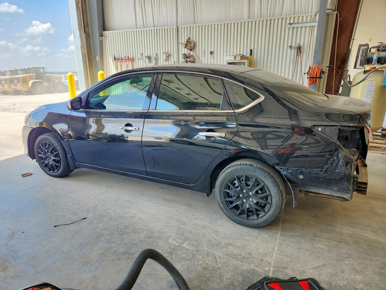 2014 Nissan Sentra Sv Black vin: 3N1AB7AP4EY217523