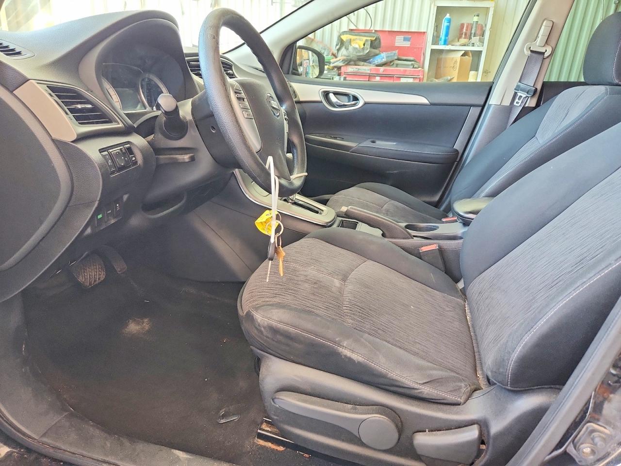 2014 Nissan Sentra Sv Black vin: 3N1AB7AP4EY217523