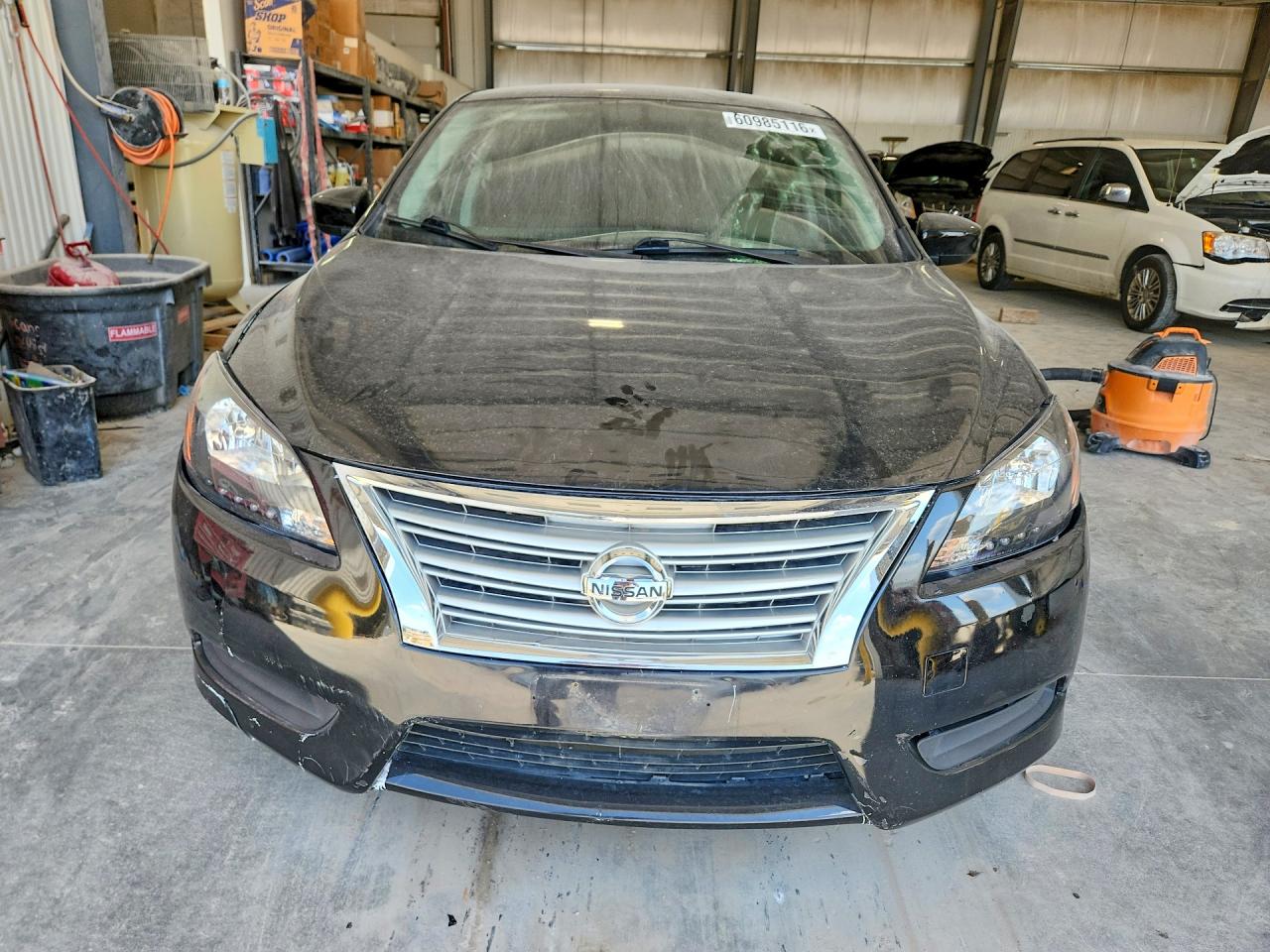 2014 Nissan Sentra Sv Black vin: 3N1AB7AP4EY217523