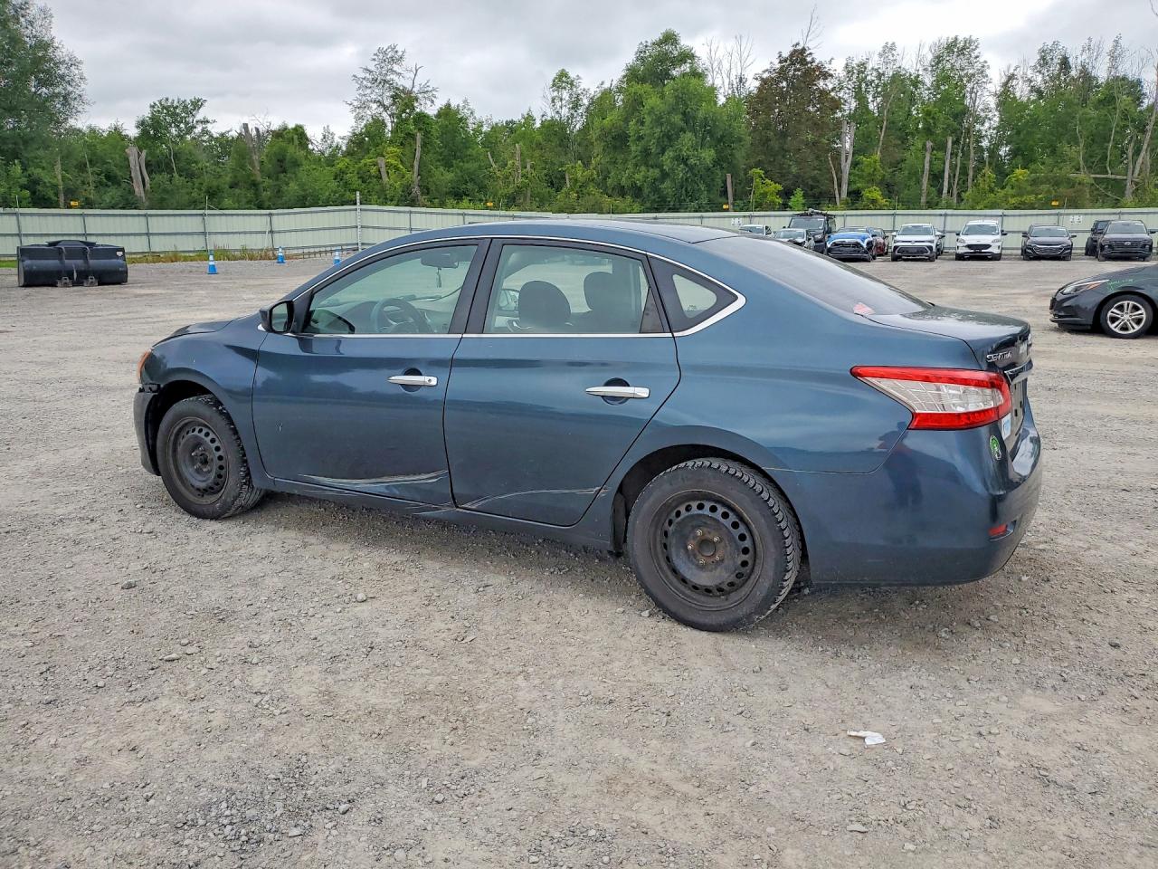 2014 Nissan Sentra Sv Синий vin: 3N1AB7AP4EY221071