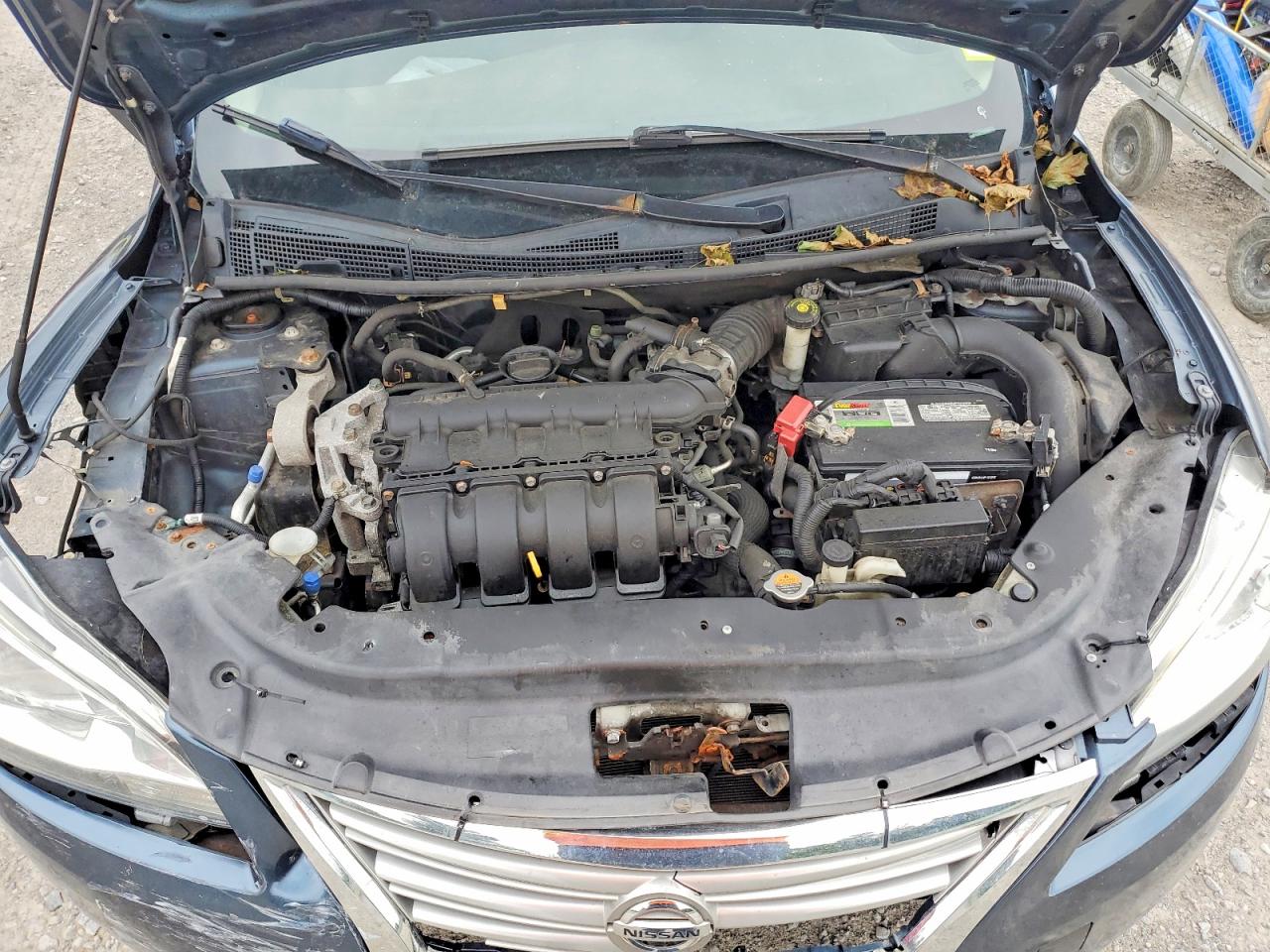 2014 Nissan Sentra Sv Синий vin: 3N1AB7AP4EY221071