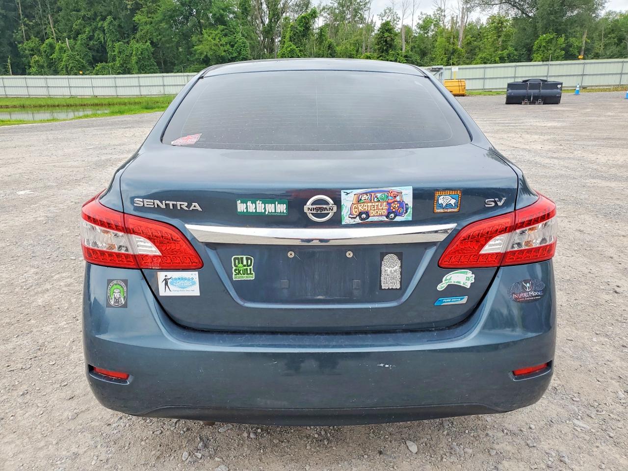 2014 Nissan Sentra Sv Синий vin: 3N1AB7AP4EY221071