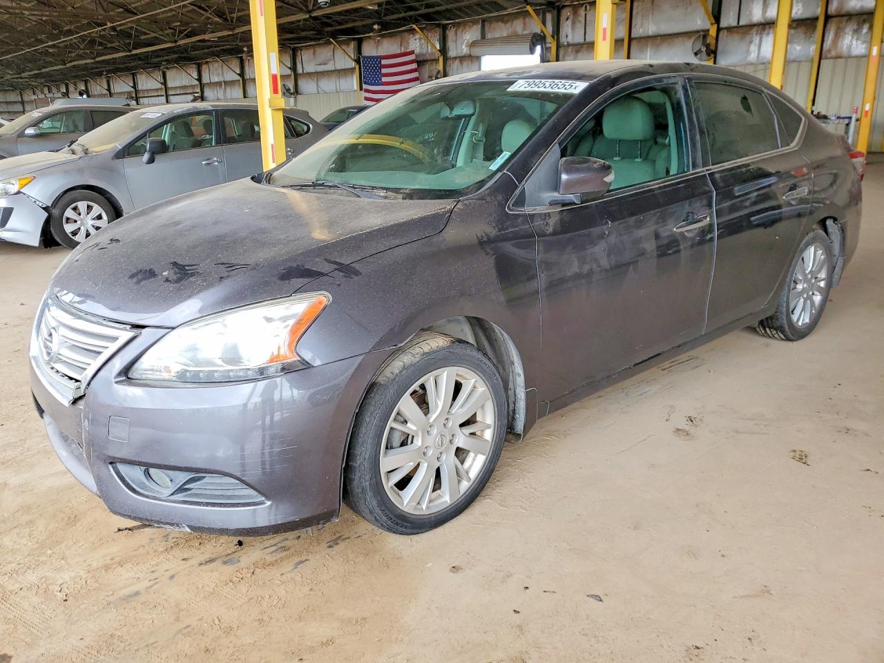 2014 Nissan Sentra Sl Gray vin: 3N1AB7AP4EY227761