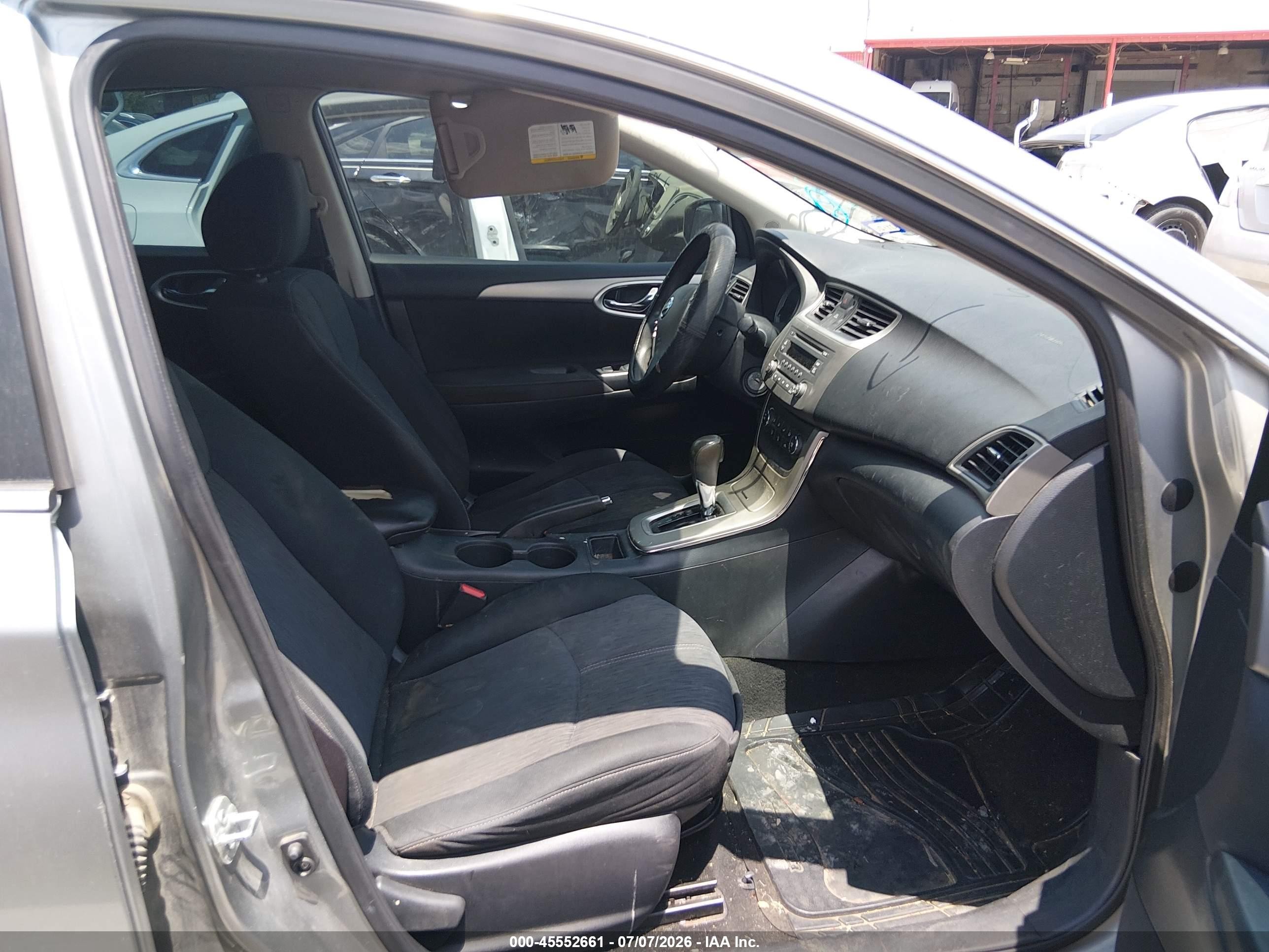 2014 Nissan Sentra Fe+ S/fe+ Sv/s/sl/sr/sv Silver vin: 3N1AB7AP4EY230577