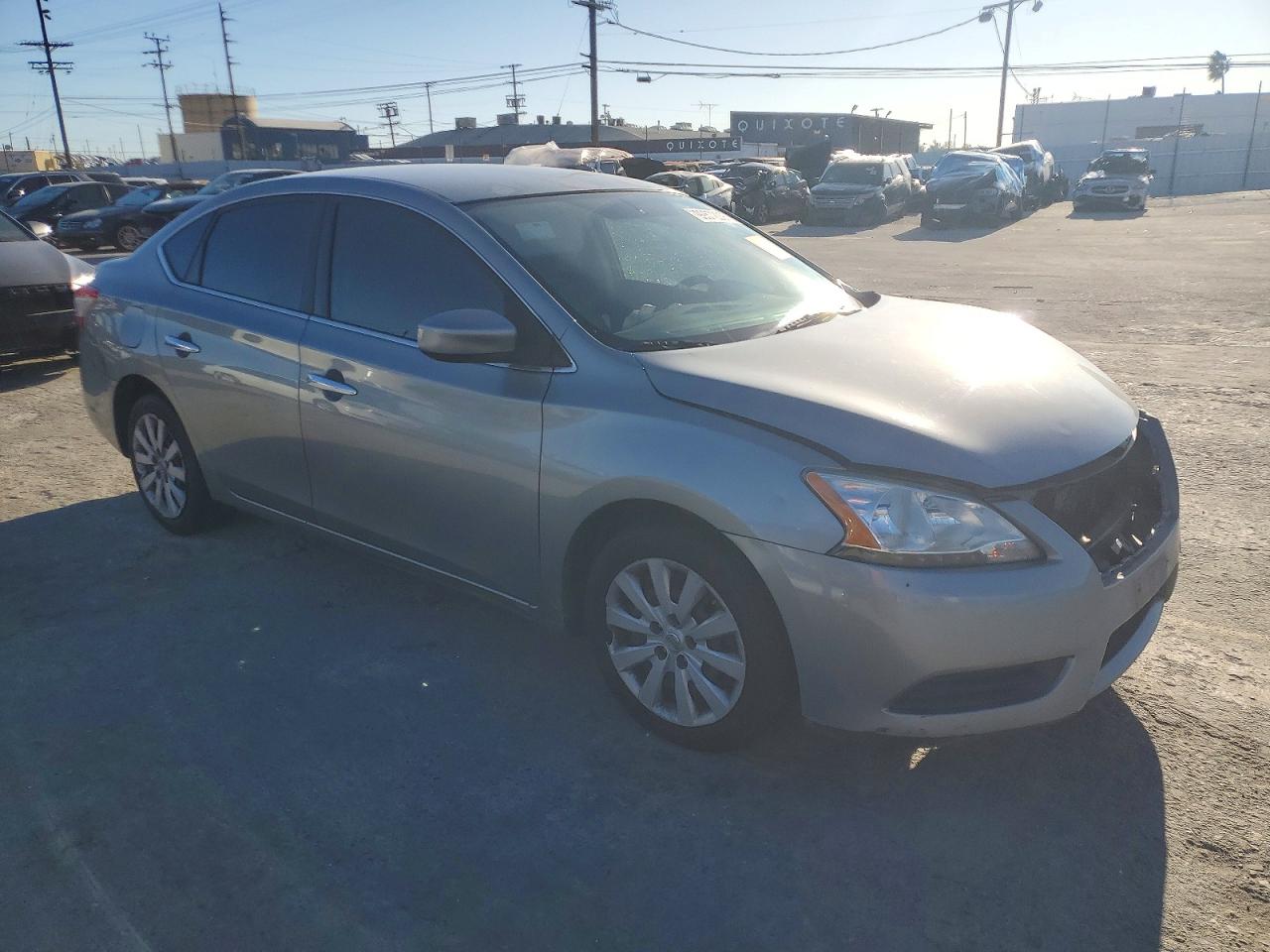 2014 Nissan Sentra Silver vin: 3N1AB7AP4EY233379