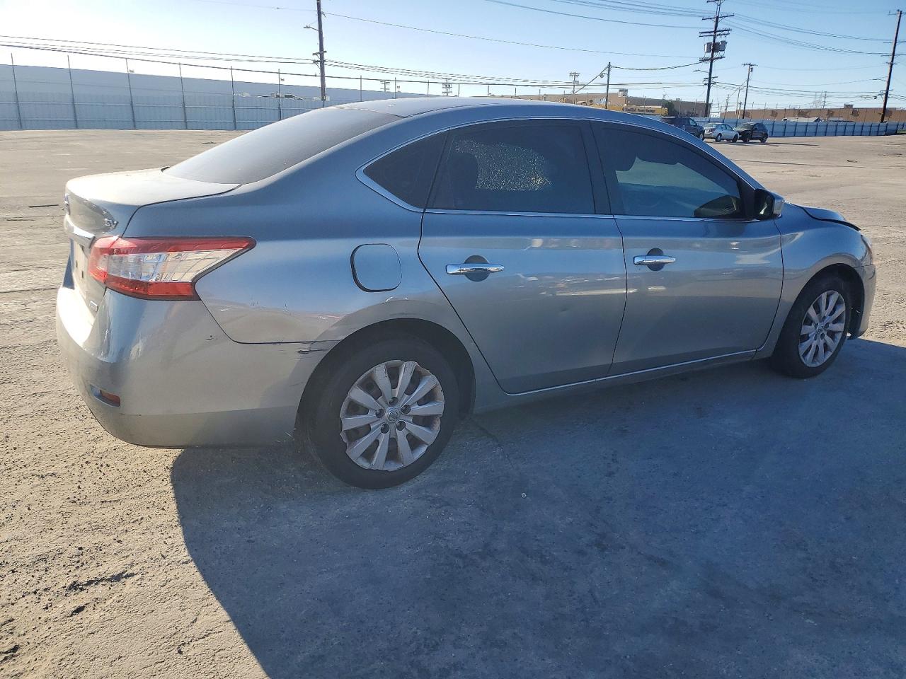 2014 Nissan Sentra Silver vin: 3N1AB7AP4EY233379