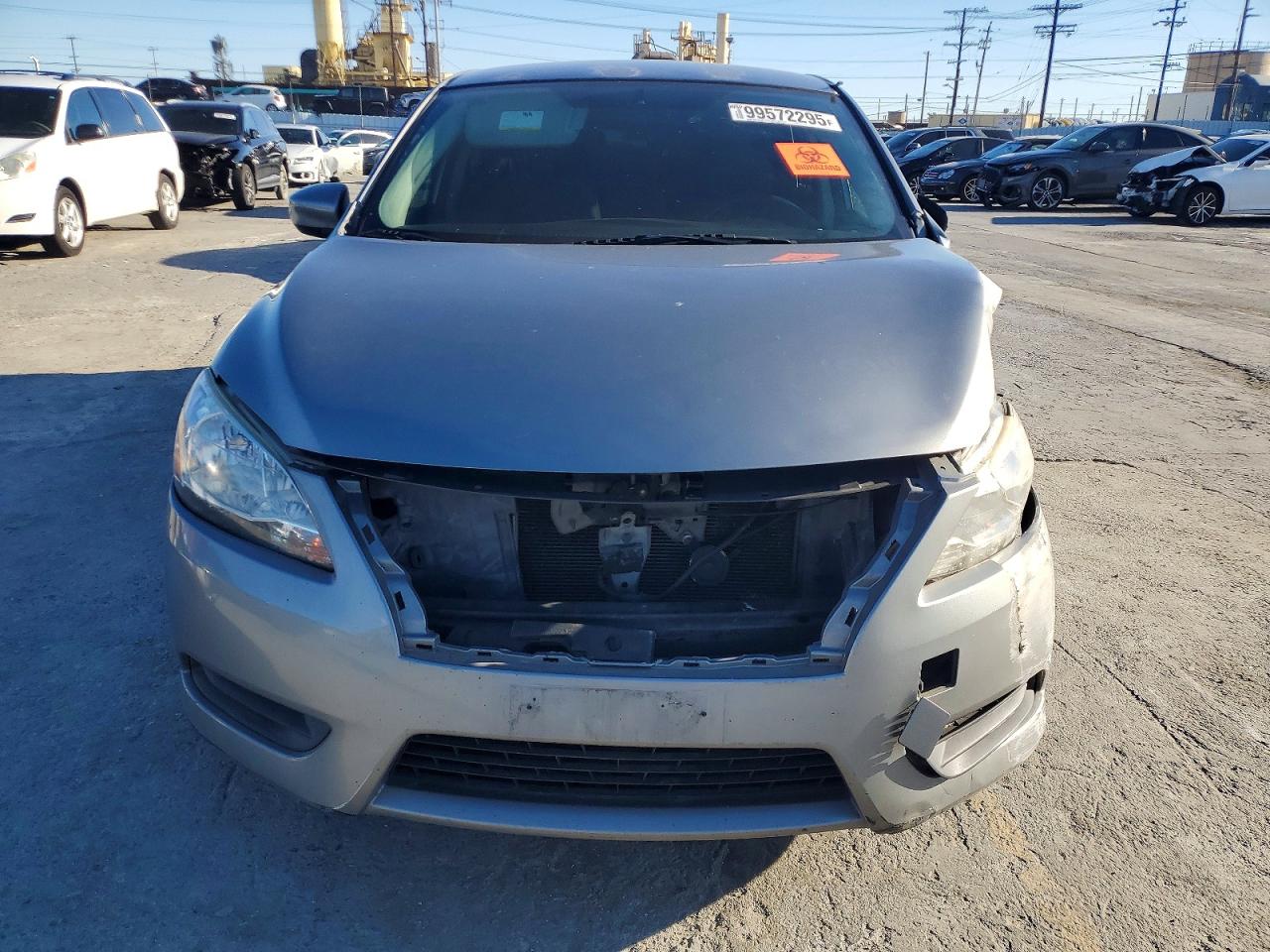 2014 Nissan Sentra Silver vin: 3N1AB7AP4EY233379