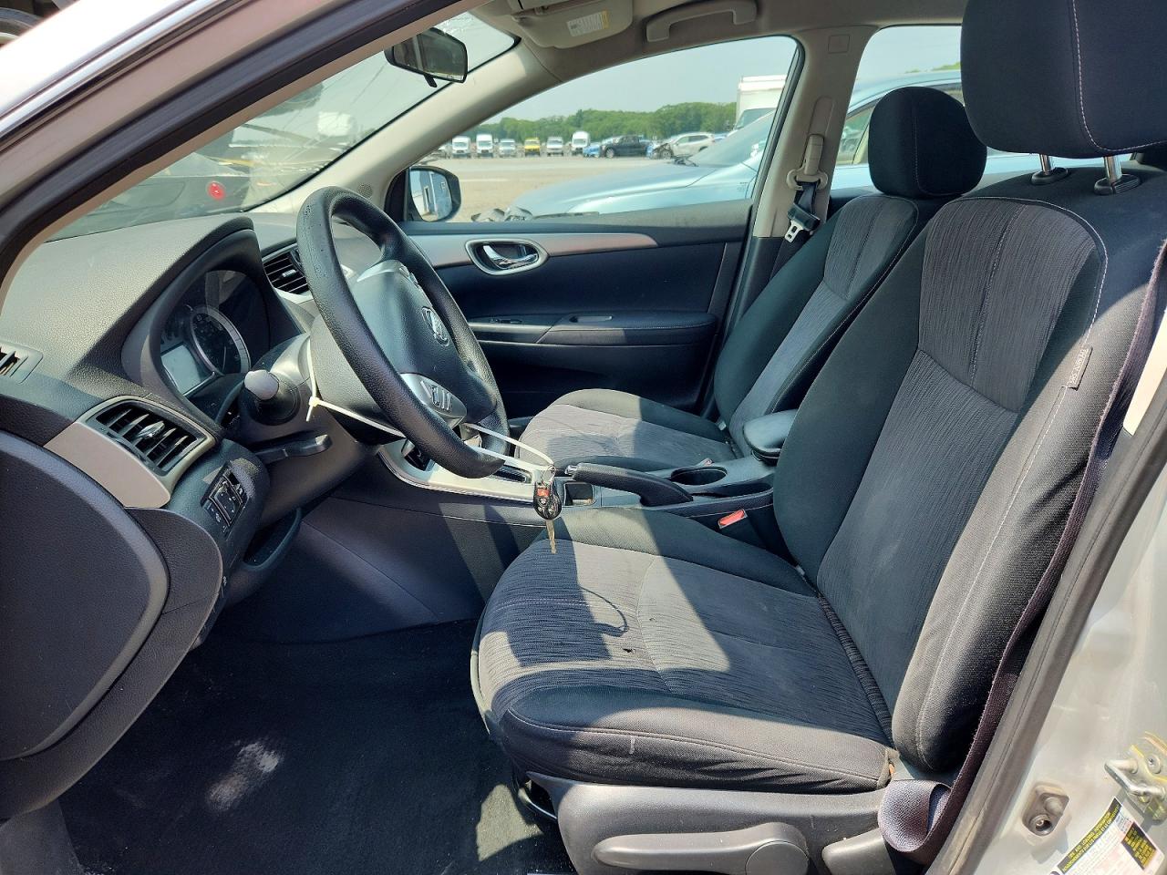 2014 Nissan Sentra Sv Silver vin: 3N1AB7AP4EY236346
