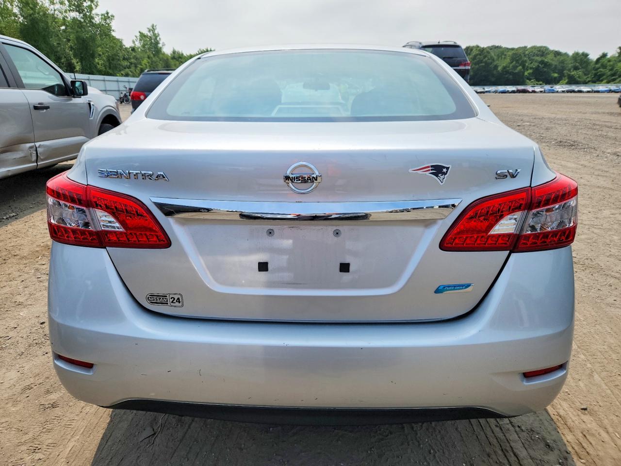 2014 Nissan Sentra Sv Silver vin: 3N1AB7AP4EY236346