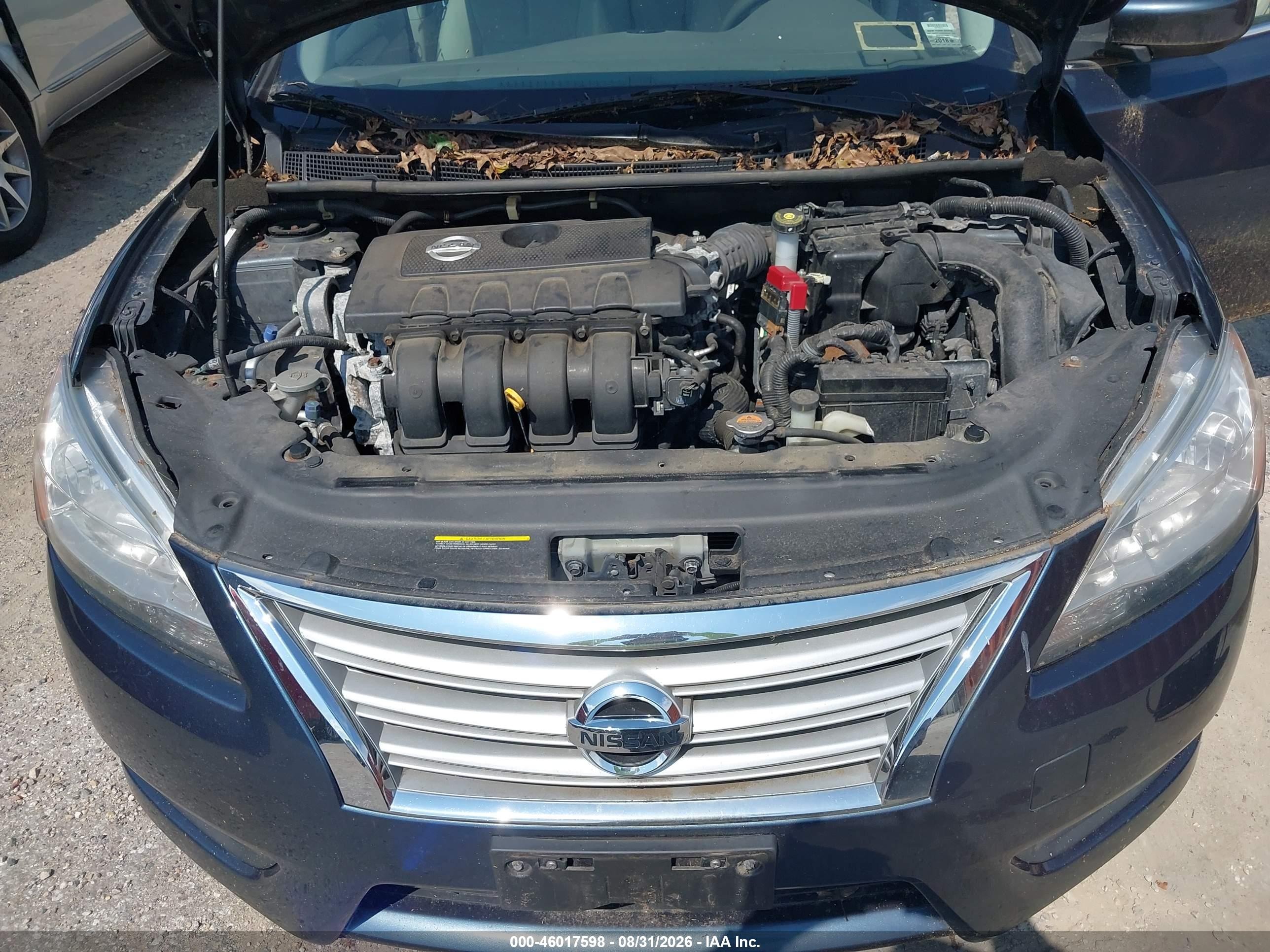 2014 Nissan Sentra S Gray vin: 3N1AB7AP4EY237691