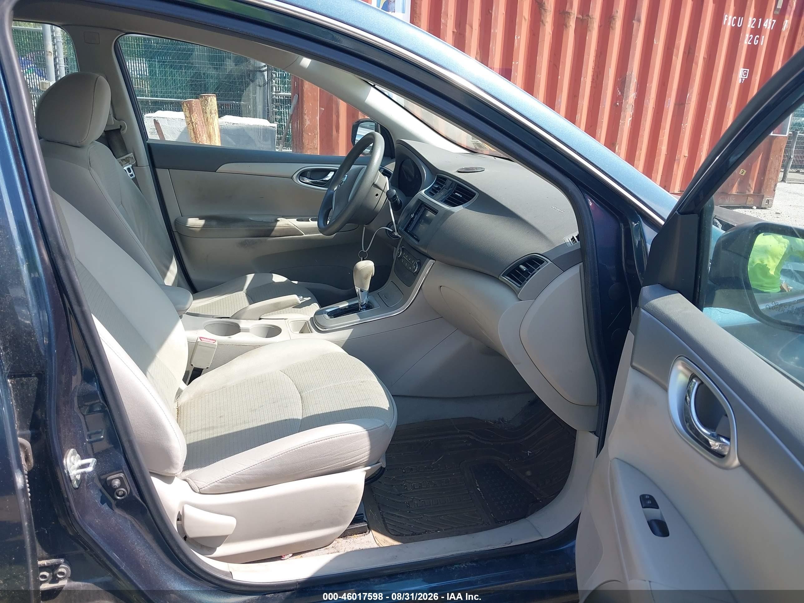 2014 Nissan Sentra S Gray vin: 3N1AB7AP4EY237691
