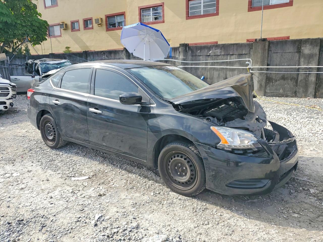 2014 Nissan Sentra S Black vin: 3N1AB7AP4EY243927