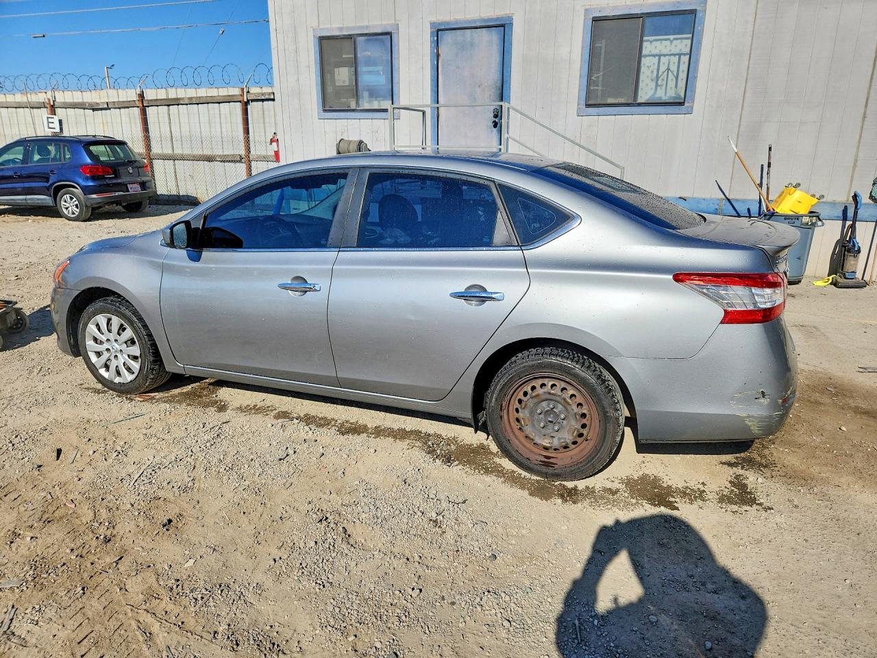 2014 Nissan Sentra Fe+ S Серебряный vin: 3N1AB7AP4EY244026