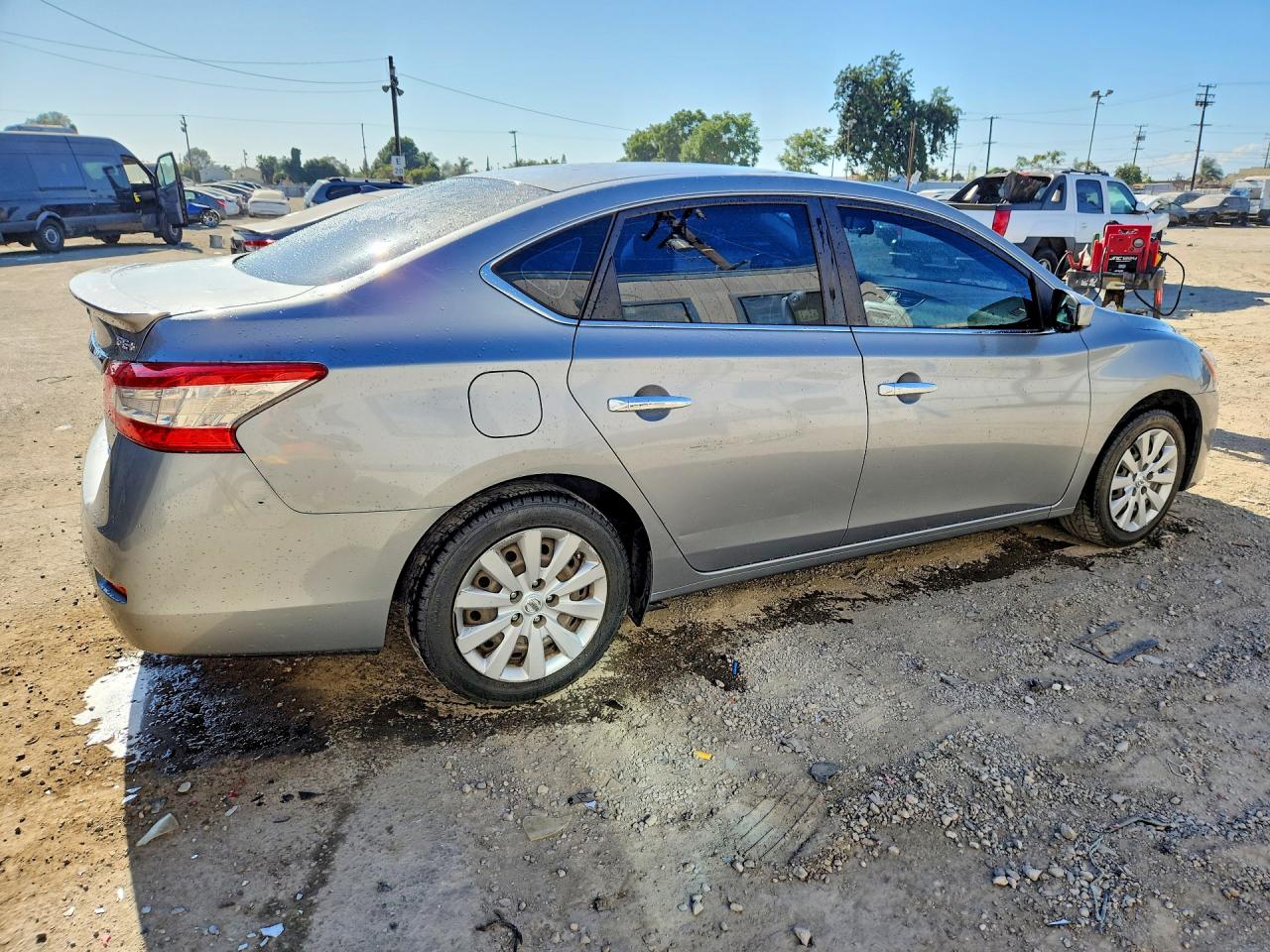 2014 Nissan Sentra Fe+ S Серебряный vin: 3N1AB7AP4EY244026