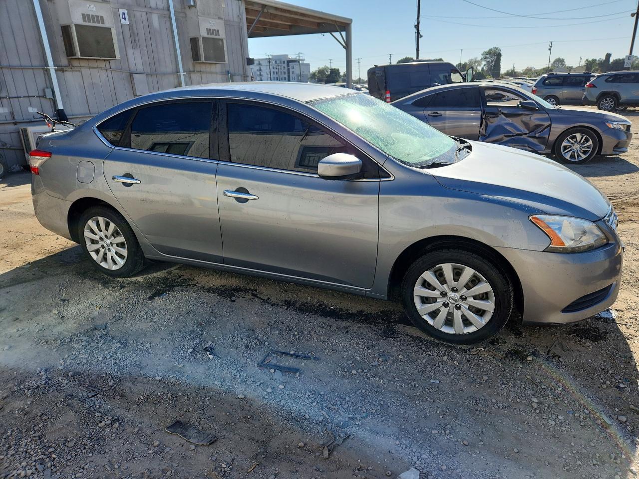2014 Nissan Sentra Fe+ S Серебряный vin: 3N1AB7AP4EY244026
