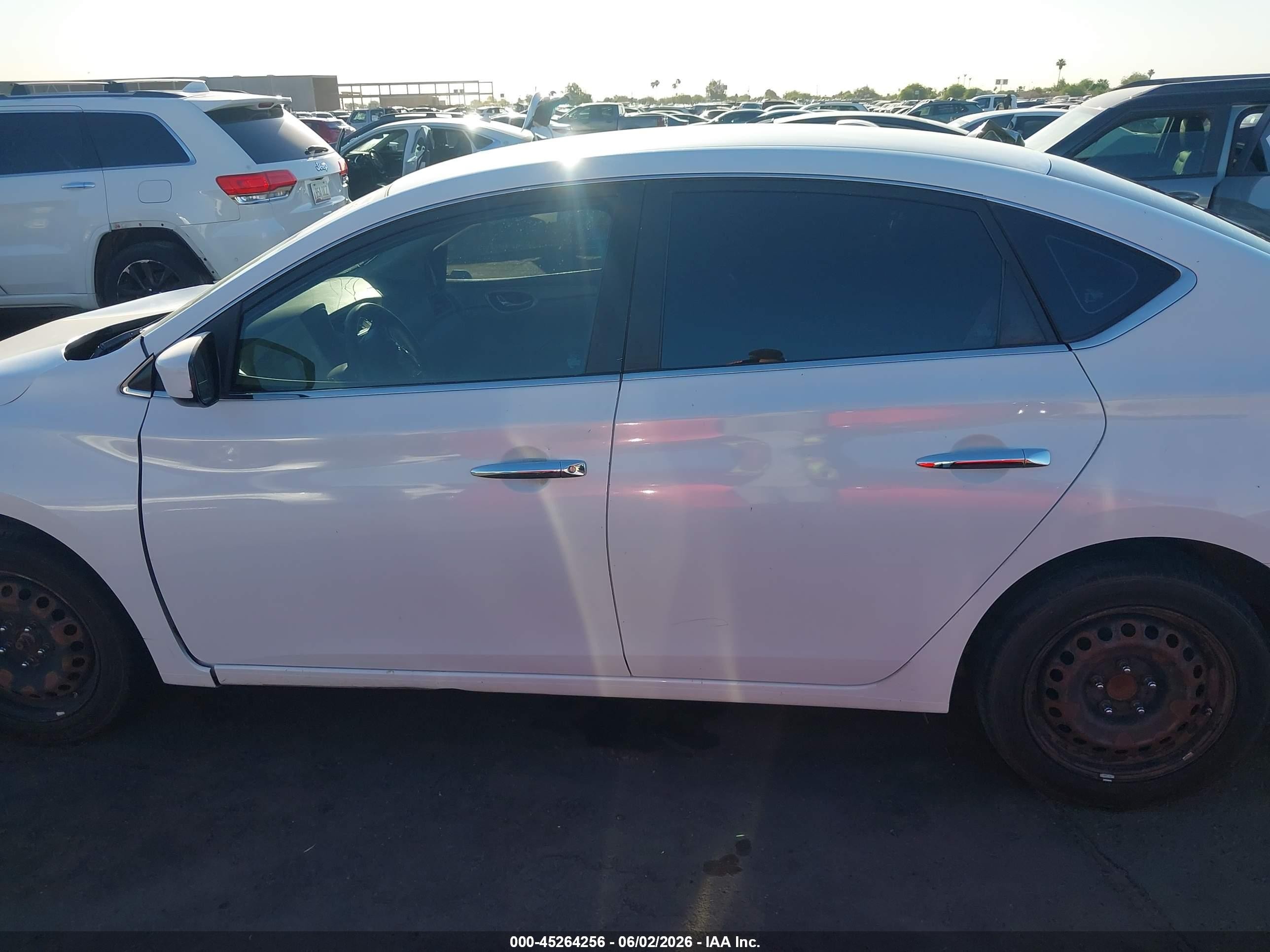 2014 Nissan Sentra Fe+ S/fe+ Sv/s/sl/sr/sv Белый vin: 3N1AB7AP4EY245287