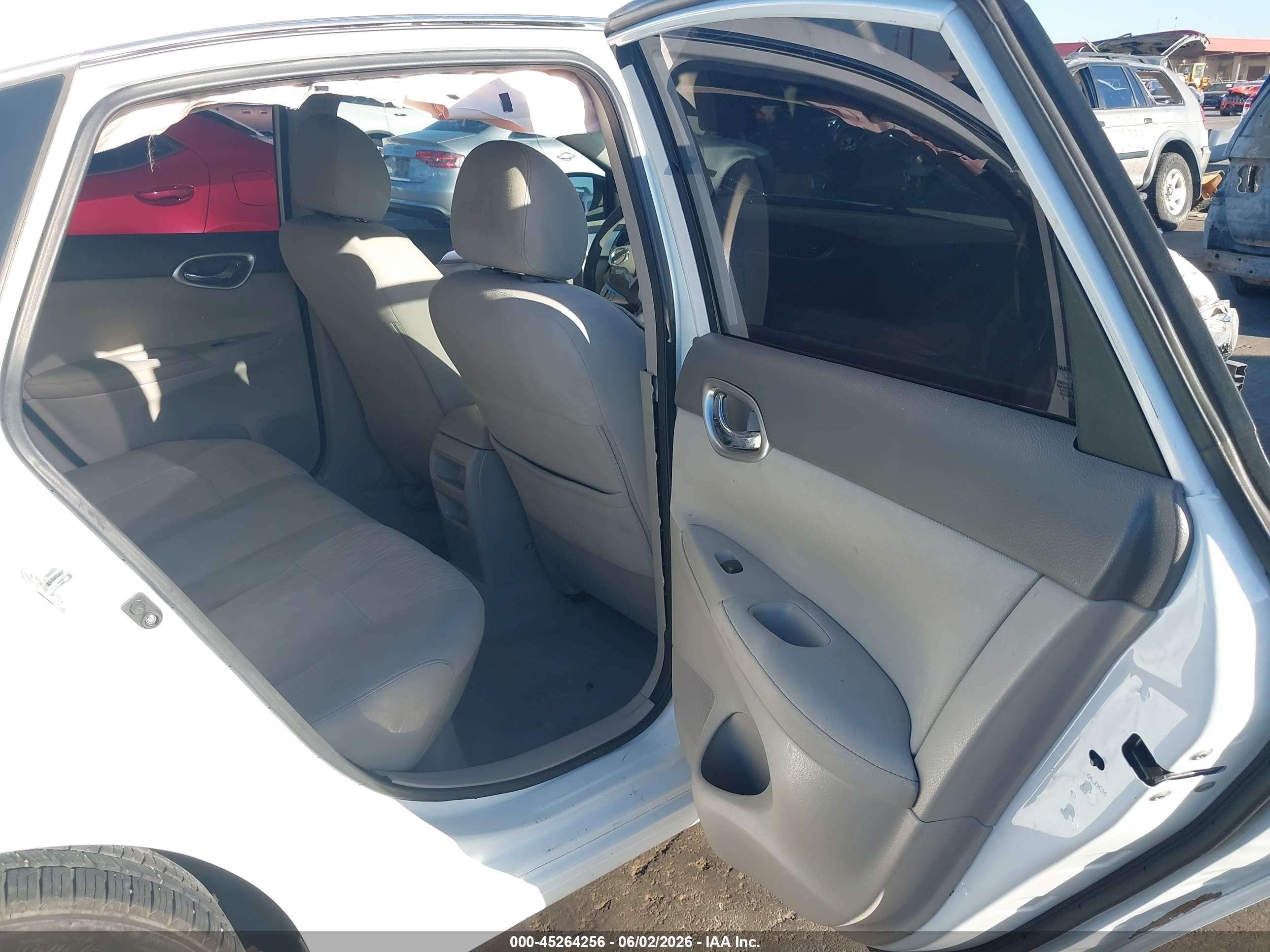 2014 Nissan Sentra Fe+ S/fe+ Sv/s/sl/sr/sv Белый vin: 3N1AB7AP4EY245287