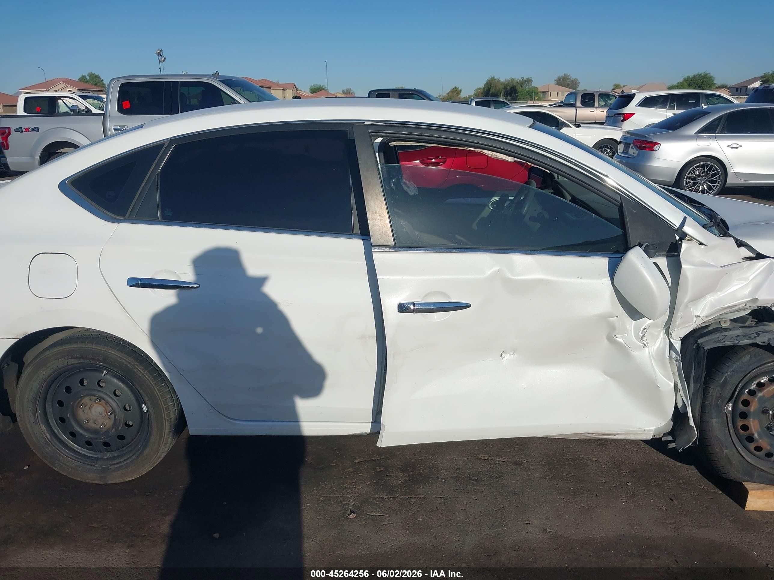 2014 Nissan Sentra Fe+ S/fe+ Sv/s/sl/sr/sv Белый vin: 3N1AB7AP4EY245287