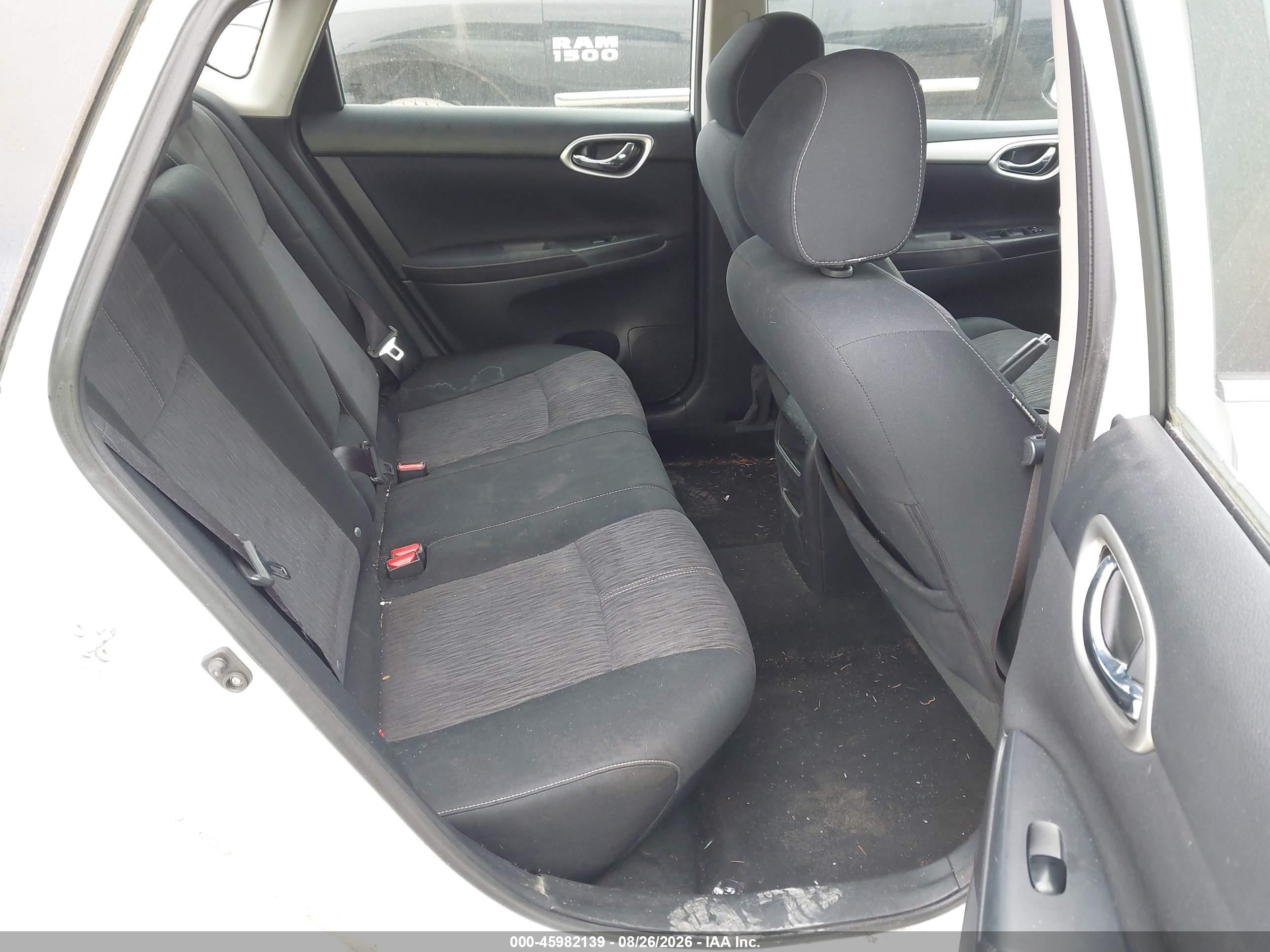 2014 Nissan Sentra Fe+ S/fe+ Sv/s/sl/sr/sv White vin: 3N1AB7AP4EY245998