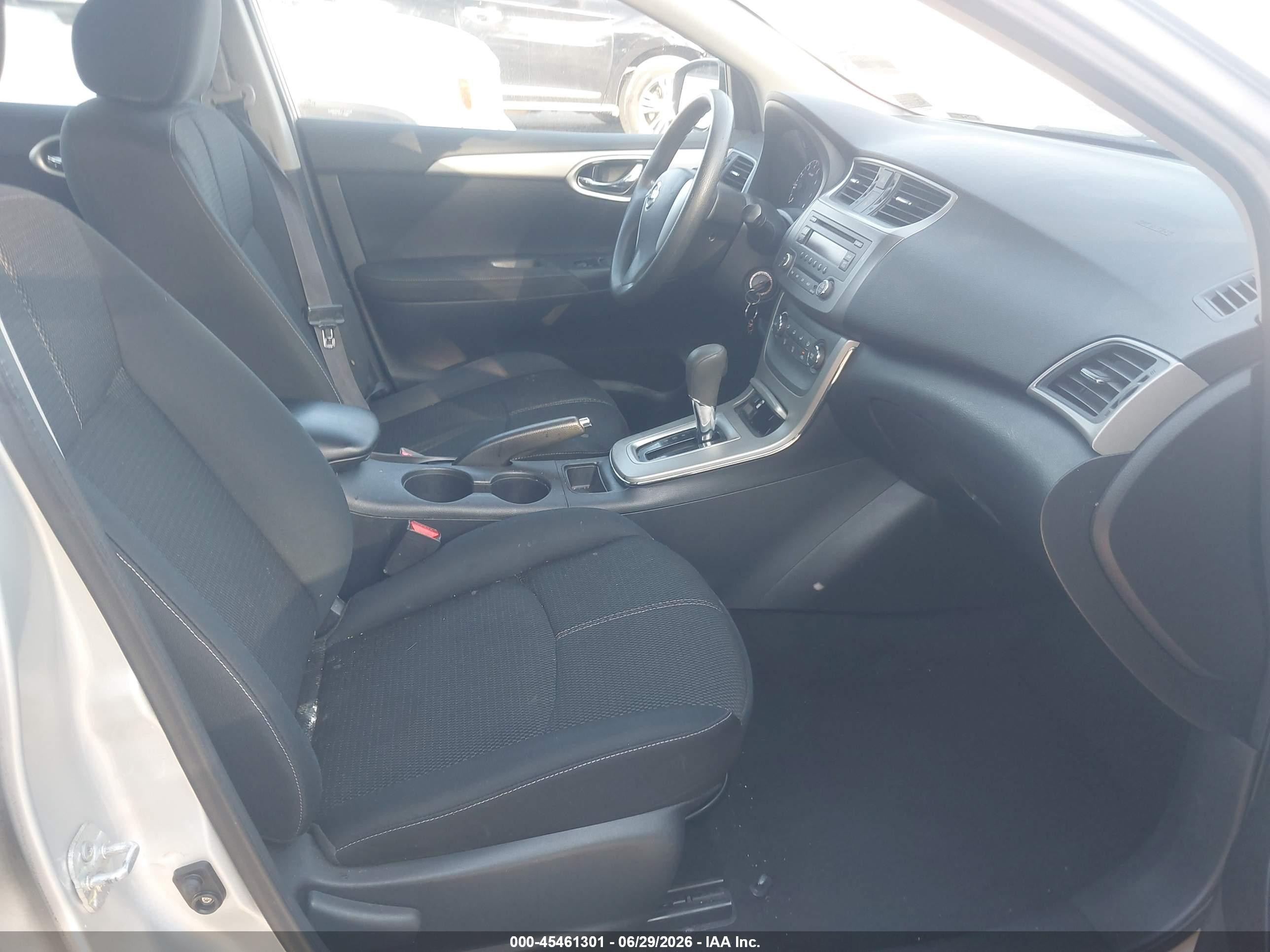 2014 Nissan Sentra S Silver vin: 3N1AB7AP4EY251977