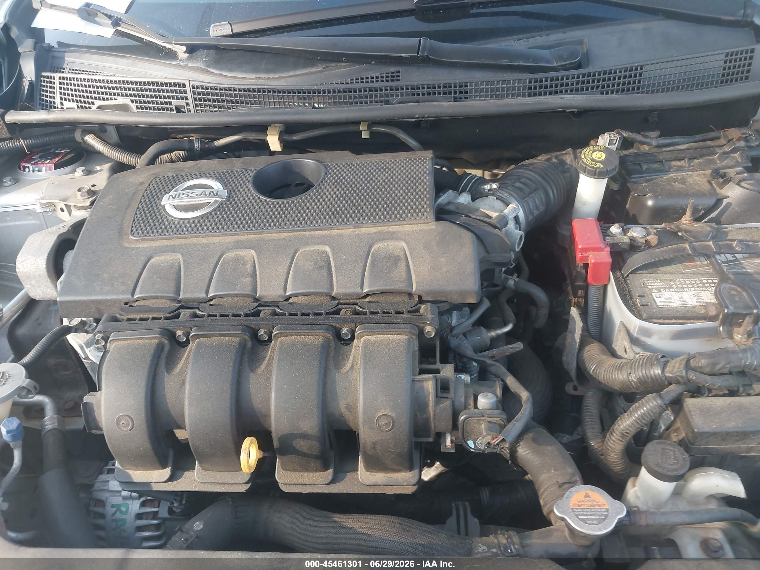 2014 Nissan Sentra S Silver vin: 3N1AB7AP4EY251977