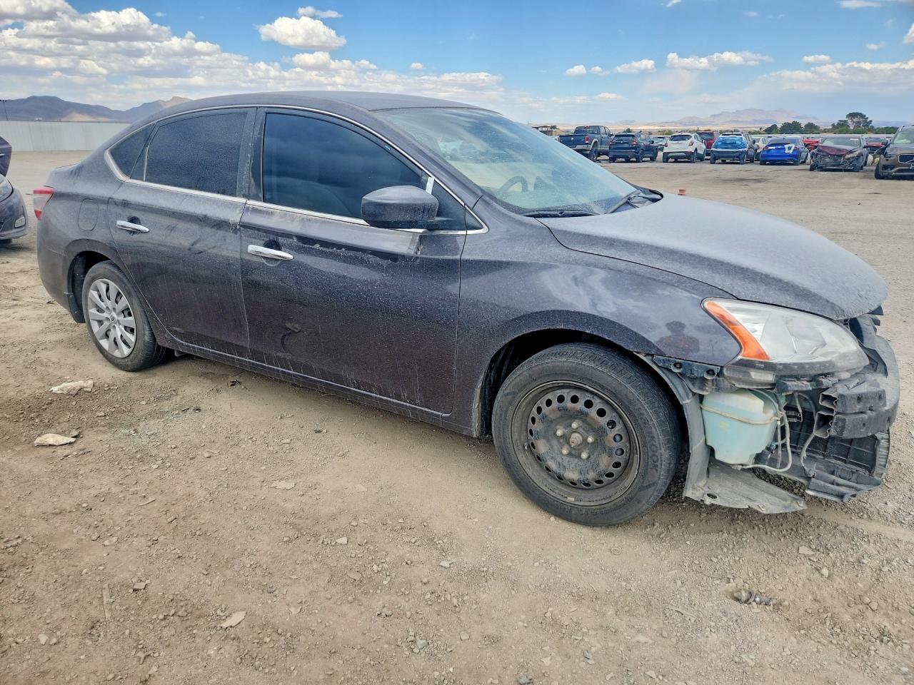 2014 Nissan Sentra S Gray vin: 3N1AB7AP4EY252241