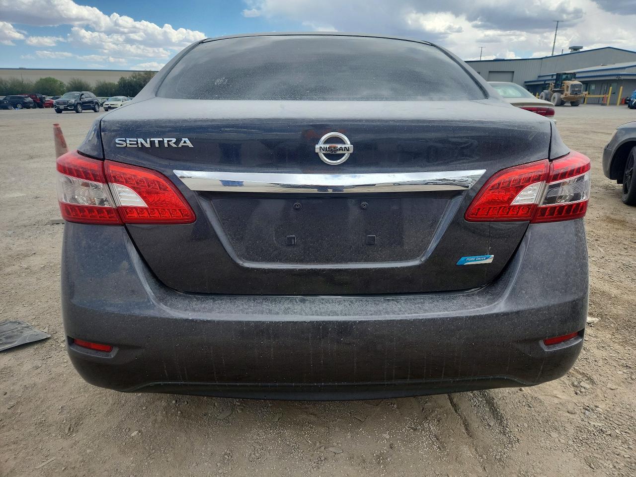 2014 Nissan Sentra S Gray vin: 3N1AB7AP4EY252241