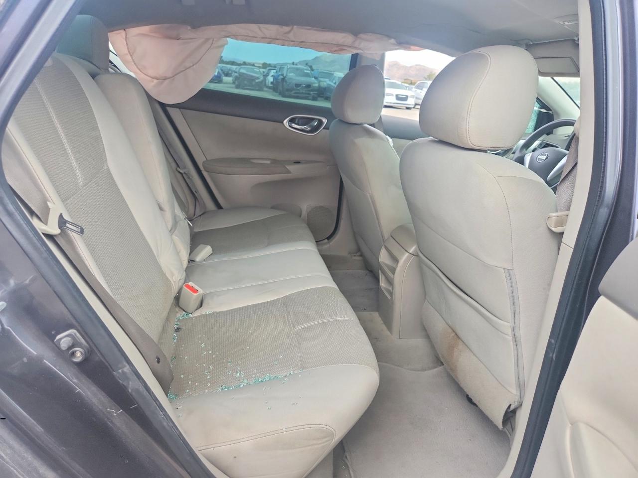2014 Nissan Sentra S Gray vin: 3N1AB7AP4EY252241