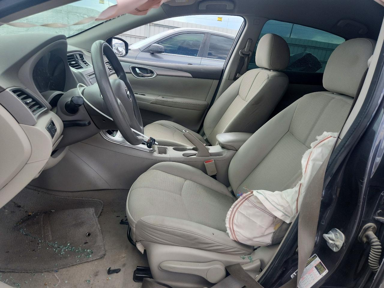 2014 Nissan Sentra S Gray vin: 3N1AB7AP4EY252241