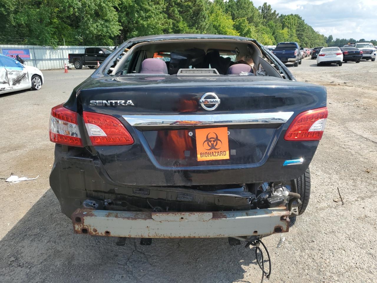 2014 Nissan Sentra S Black vin: 3N1AB7AP4EY256452