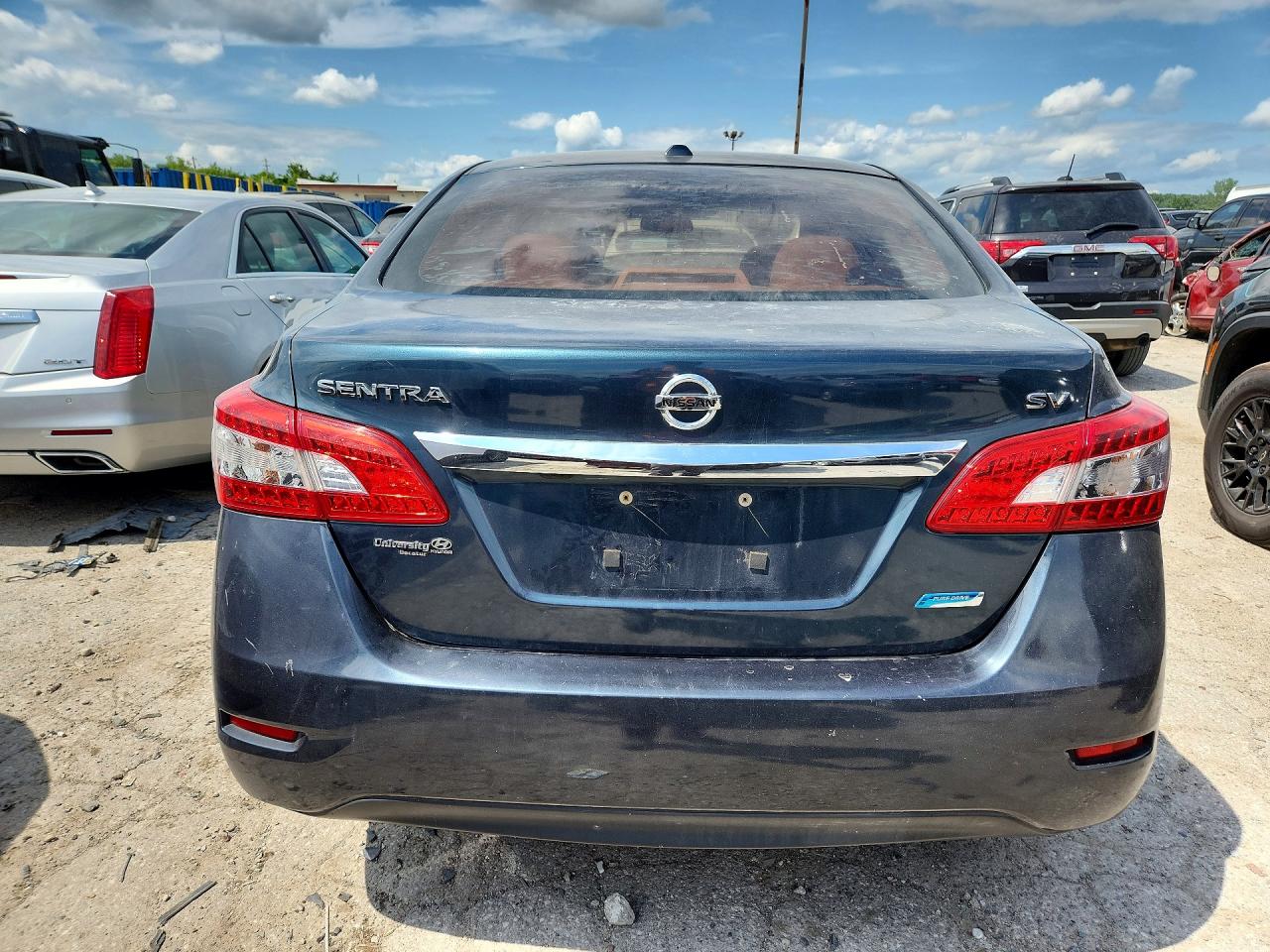 2014 Nissan Sentra Sv Gray vin: 3N1AB7AP4EY261182