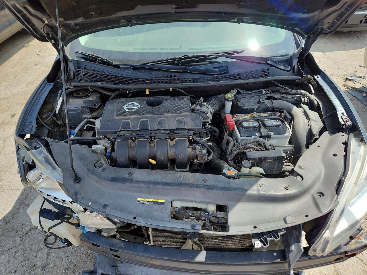 2014 Nissan Sentra Sv Gray vin: 3N1AB7AP4EY261182