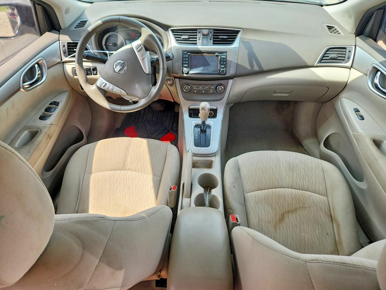 2014 Nissan Sentra Sv Gray vin: 3N1AB7AP4EY261182