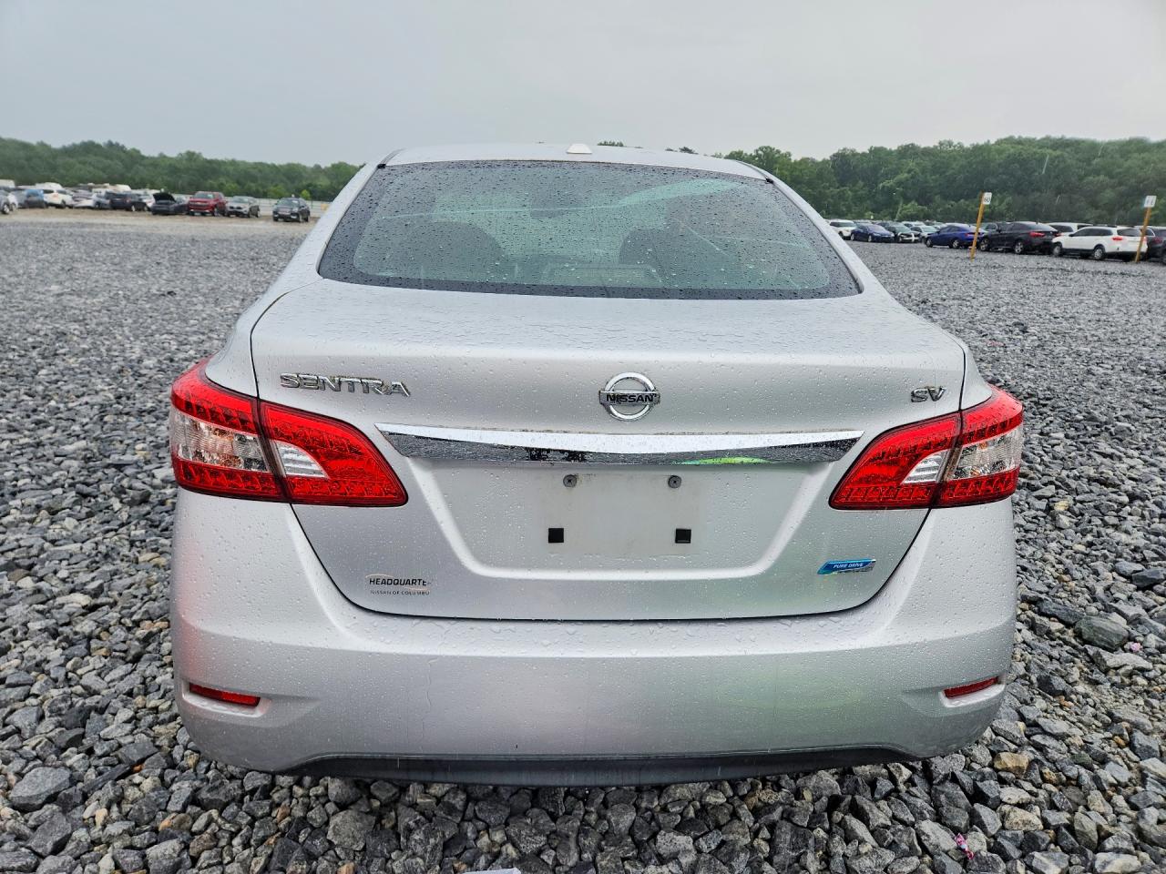 2014 Nissan Sentra Sv Silver vin: 3N1AB7AP4EY263093