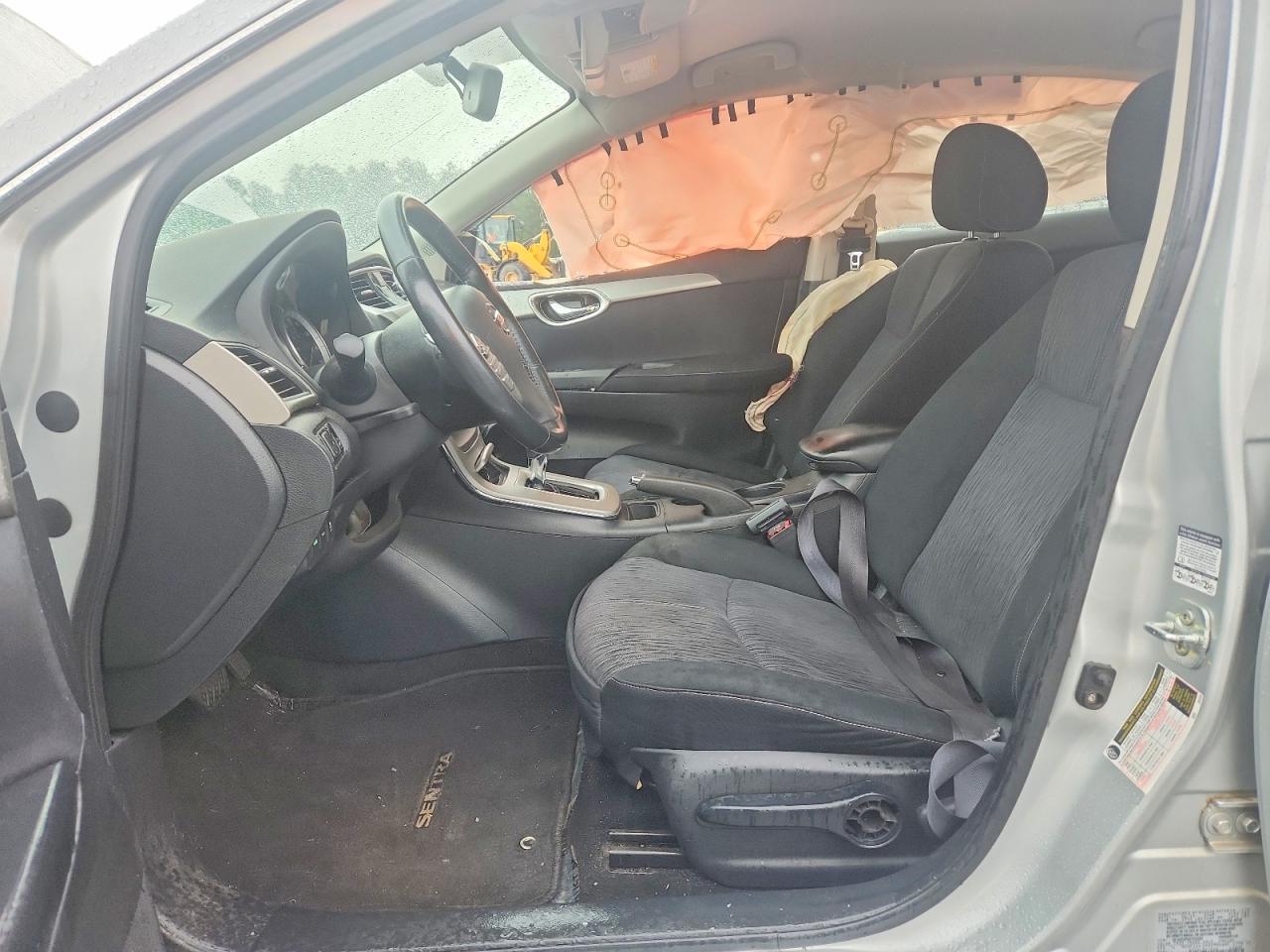 2014 Nissan Sentra Sv Silver vin: 3N1AB7AP4EY263093