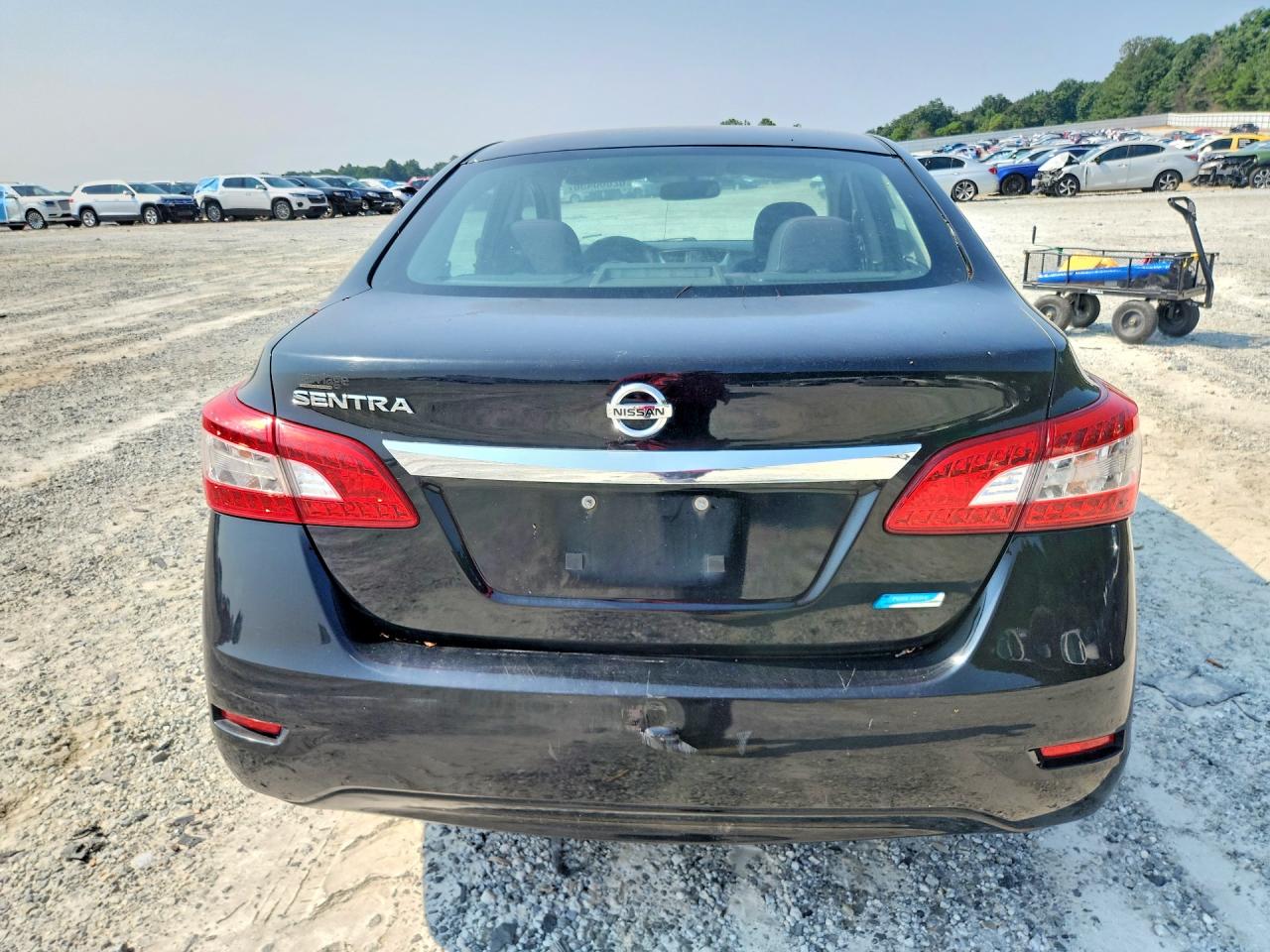2014 Nissan Sentra S Black vin: 3N1AB7AP4EY264261