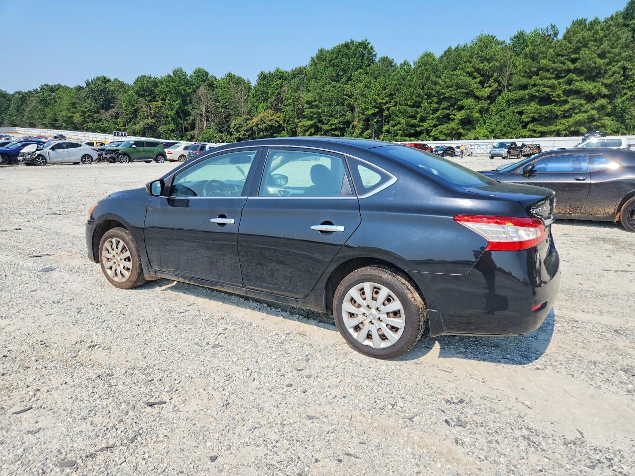 2014 Nissan Sentra S Black vin: 3N1AB7AP4EY264261