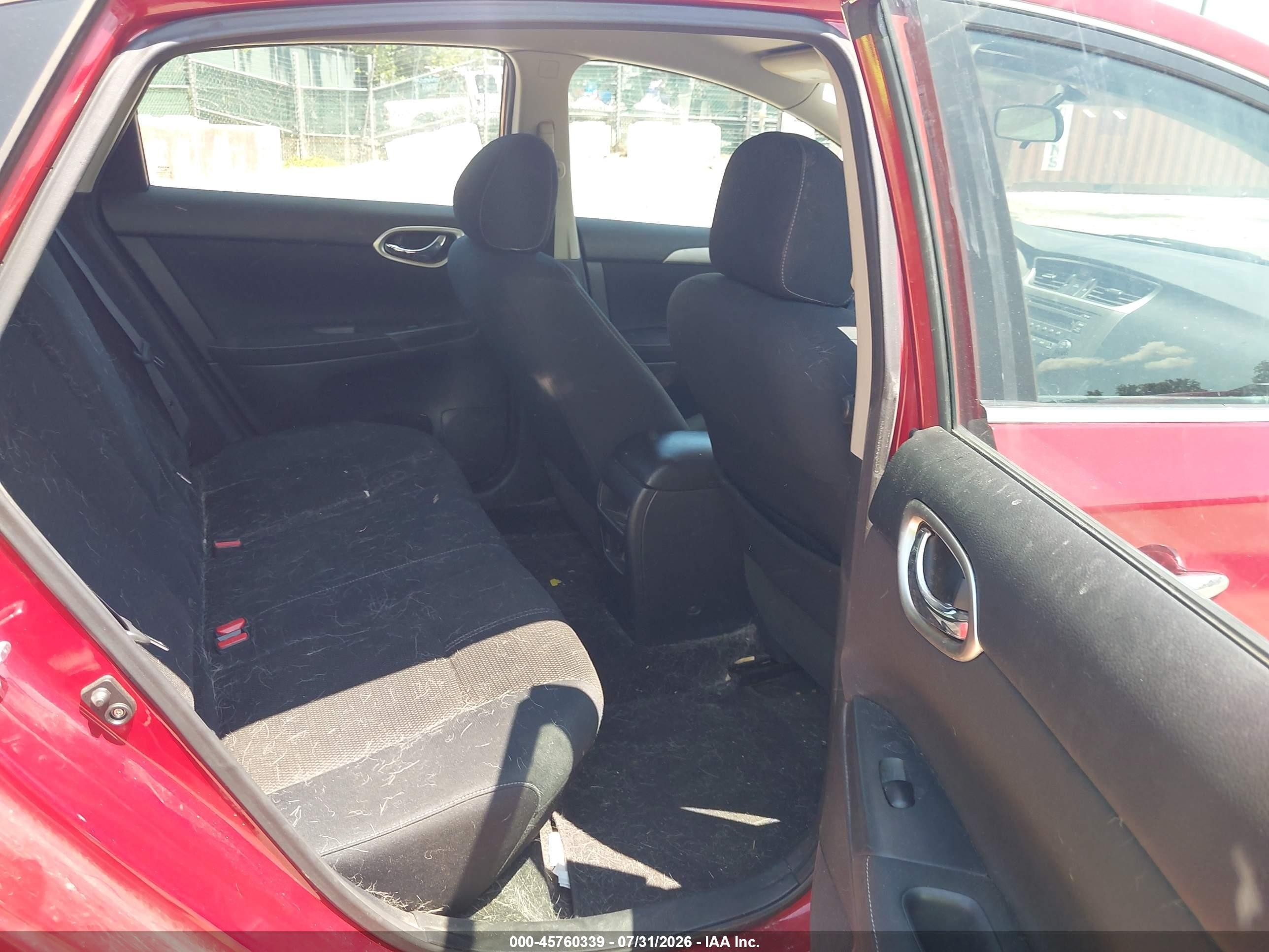 2014 Nissan Sentra S Red vin: 3N1AB7AP4EY266074