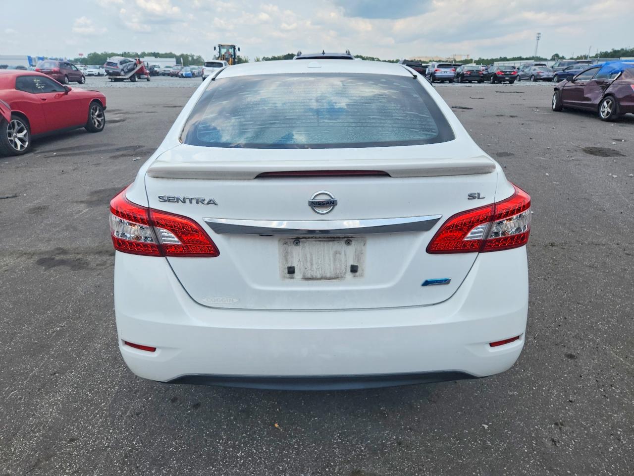 2014 Nissan Sentra Sl White vin: 3N1AB7AP4EY277687