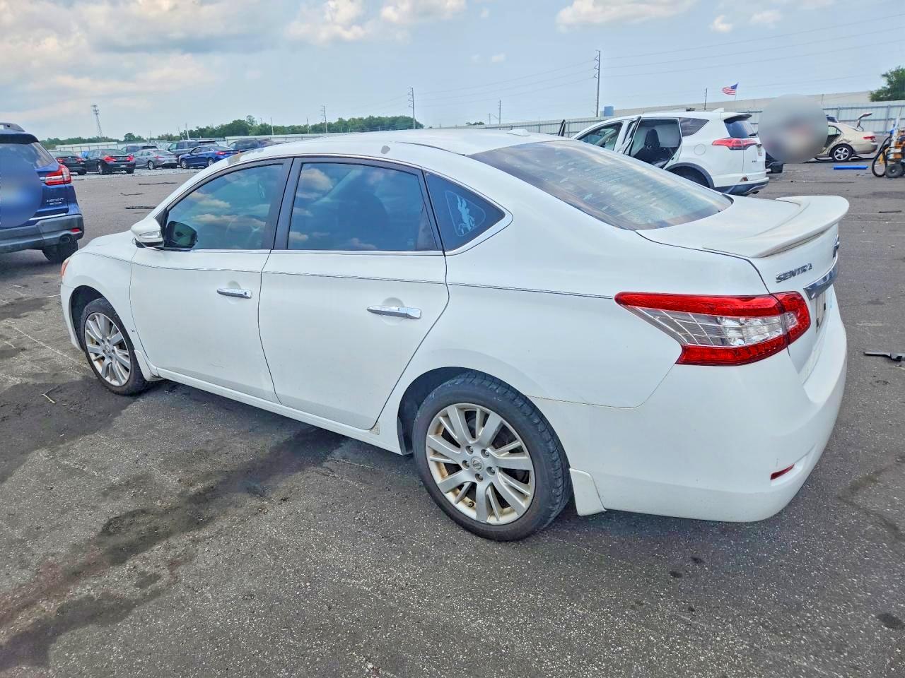2014 Nissan Sentra Sl White vin: 3N1AB7AP4EY277687