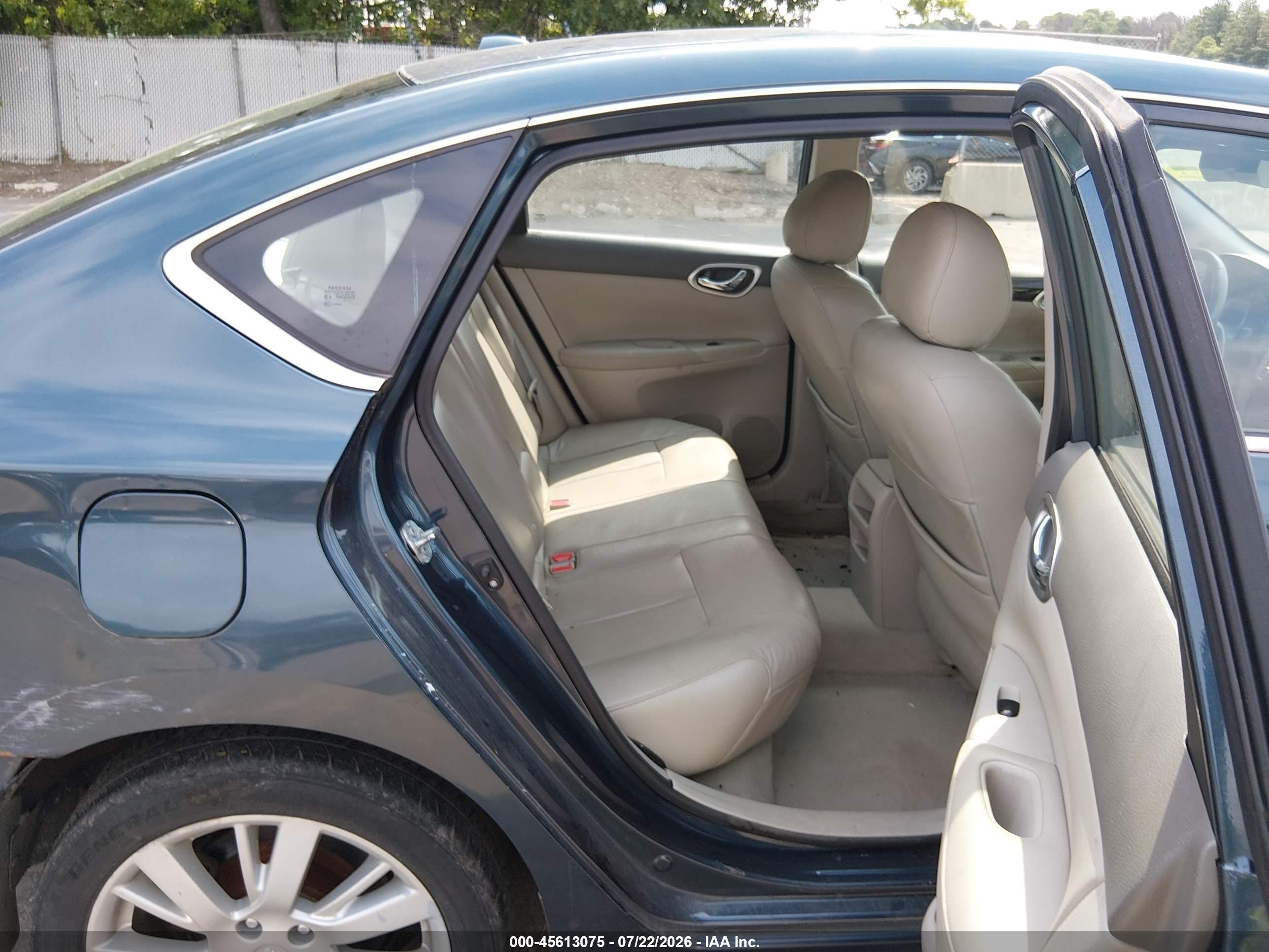 2014 Nissan Sentra Sl Blue vin: 3N1AB7AP4EY281710