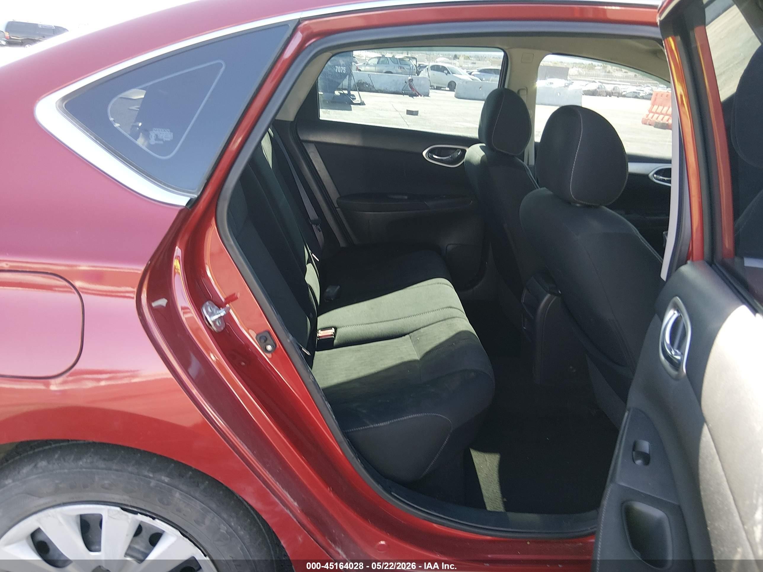 2014 Nissan Sentra Sv Maroon vin: 3N1AB7AP4EY283764