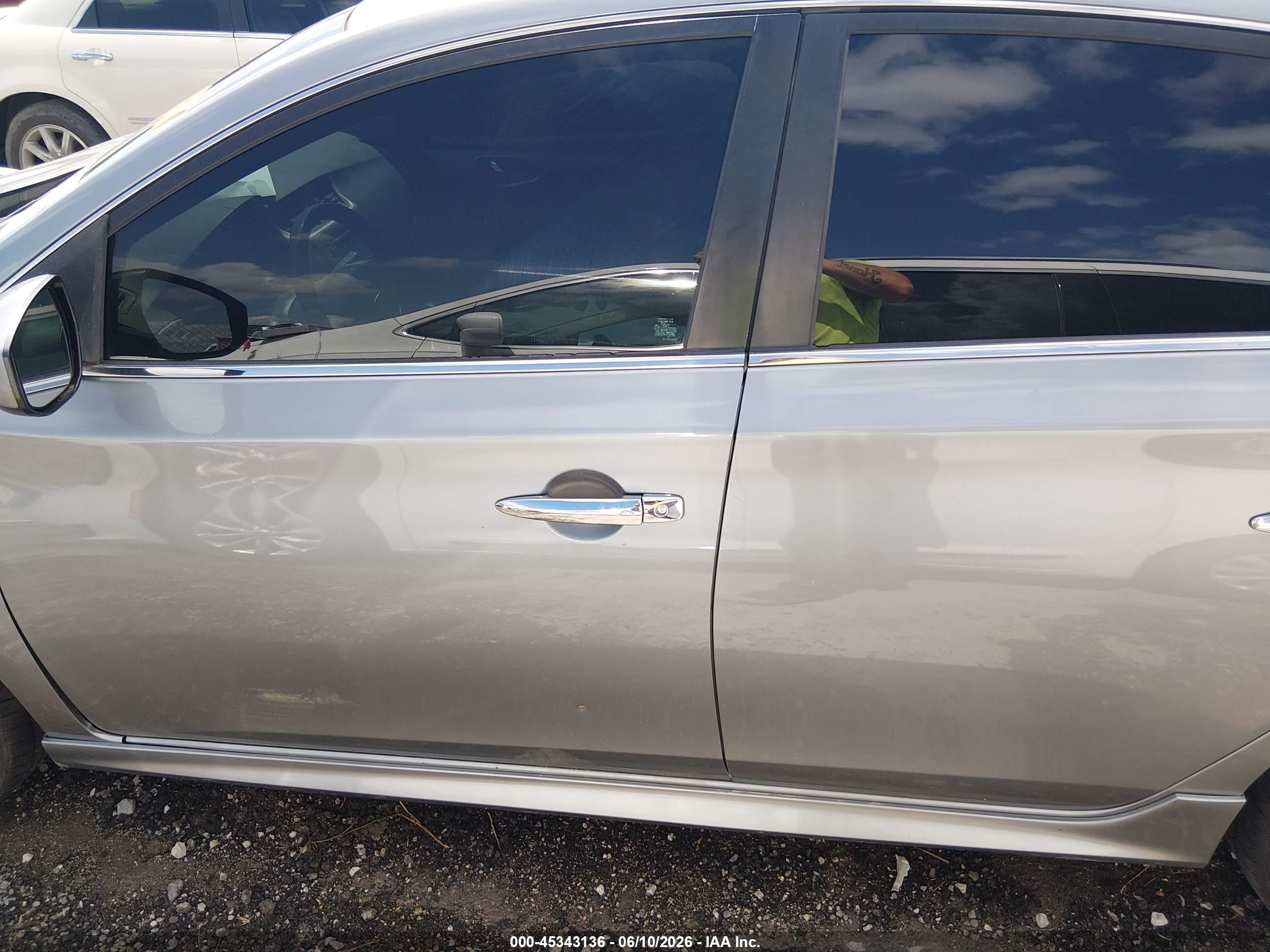 2014 Nissan Sentra Sr Gray vin: 3N1AB7AP4EY284414