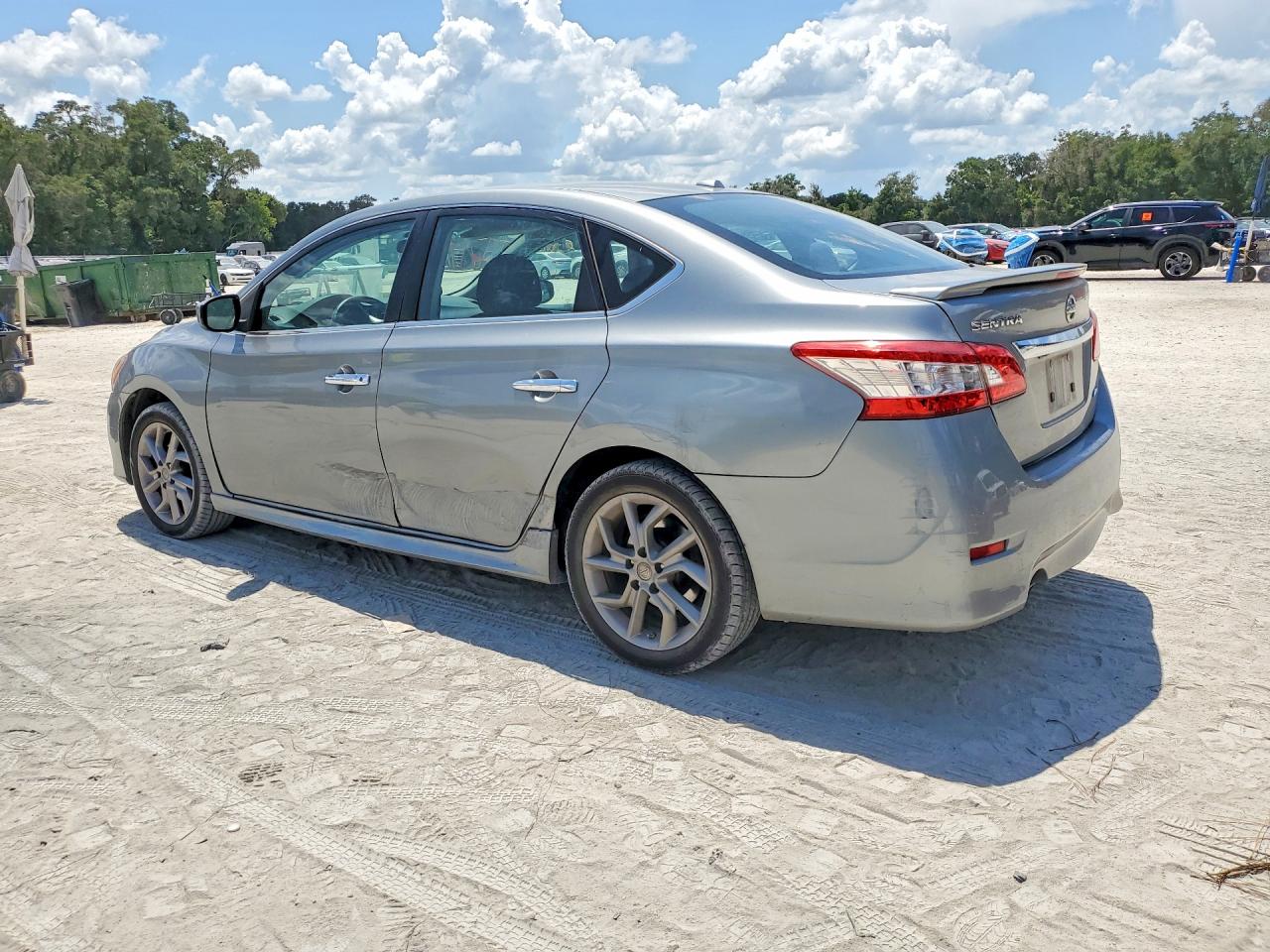 2014 Nissan Sentra Sr Silver vin: 3N1AB7AP4EY288382